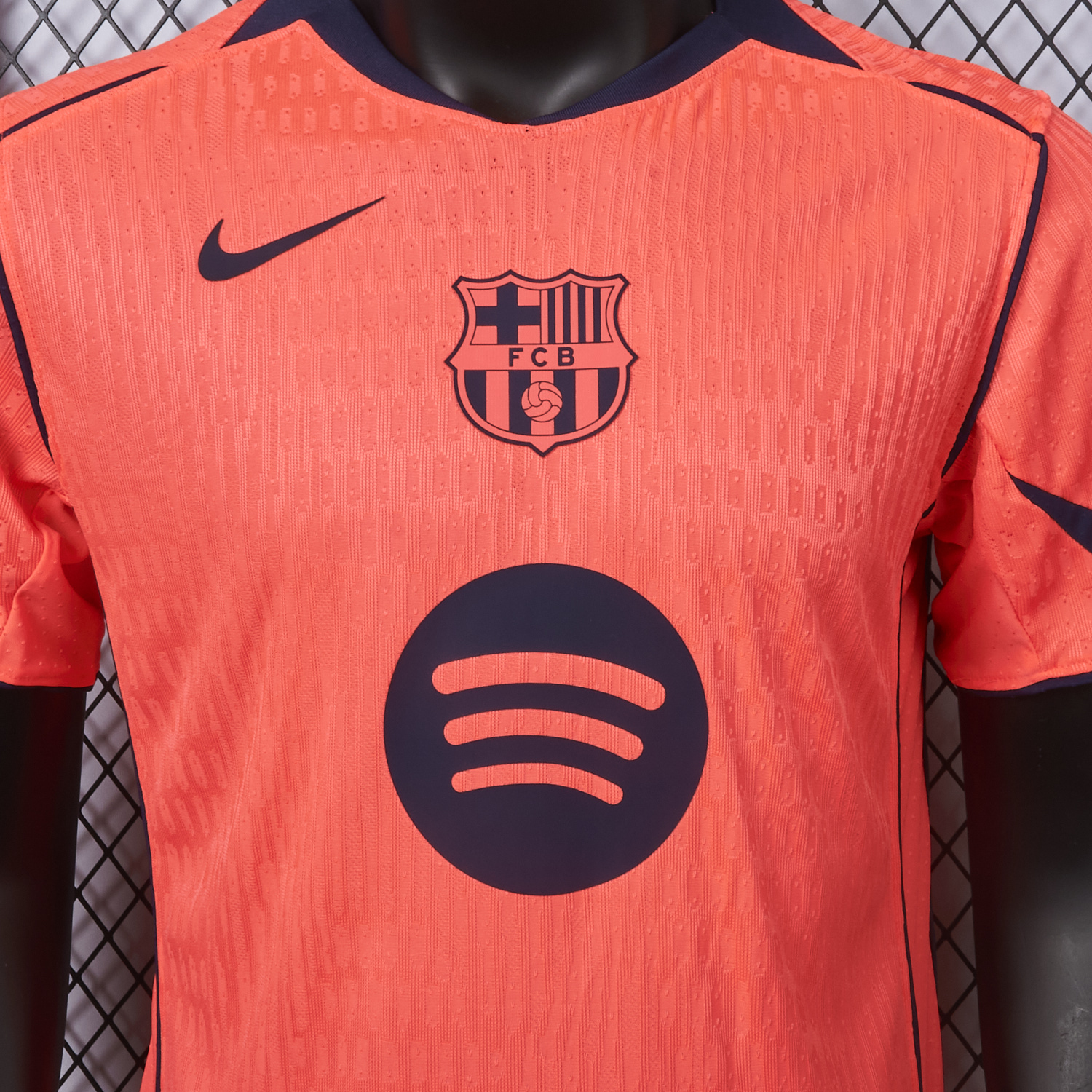 foot-Barcelona 25-26 Third Orange Jersey - Player Version
