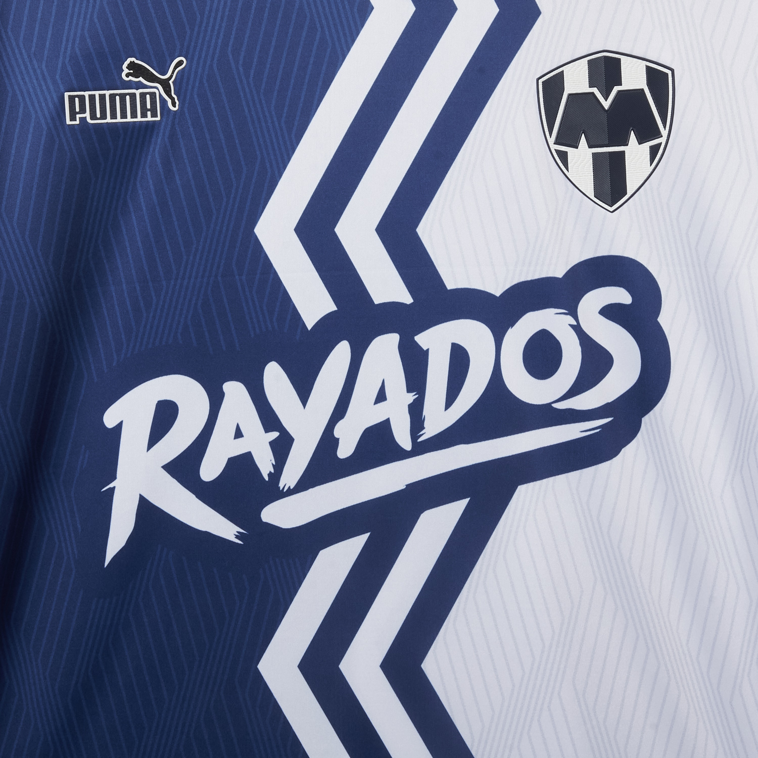 foot-Rayados Monterrey 25-26 Blue And White Half Special Jersey - Fans Version