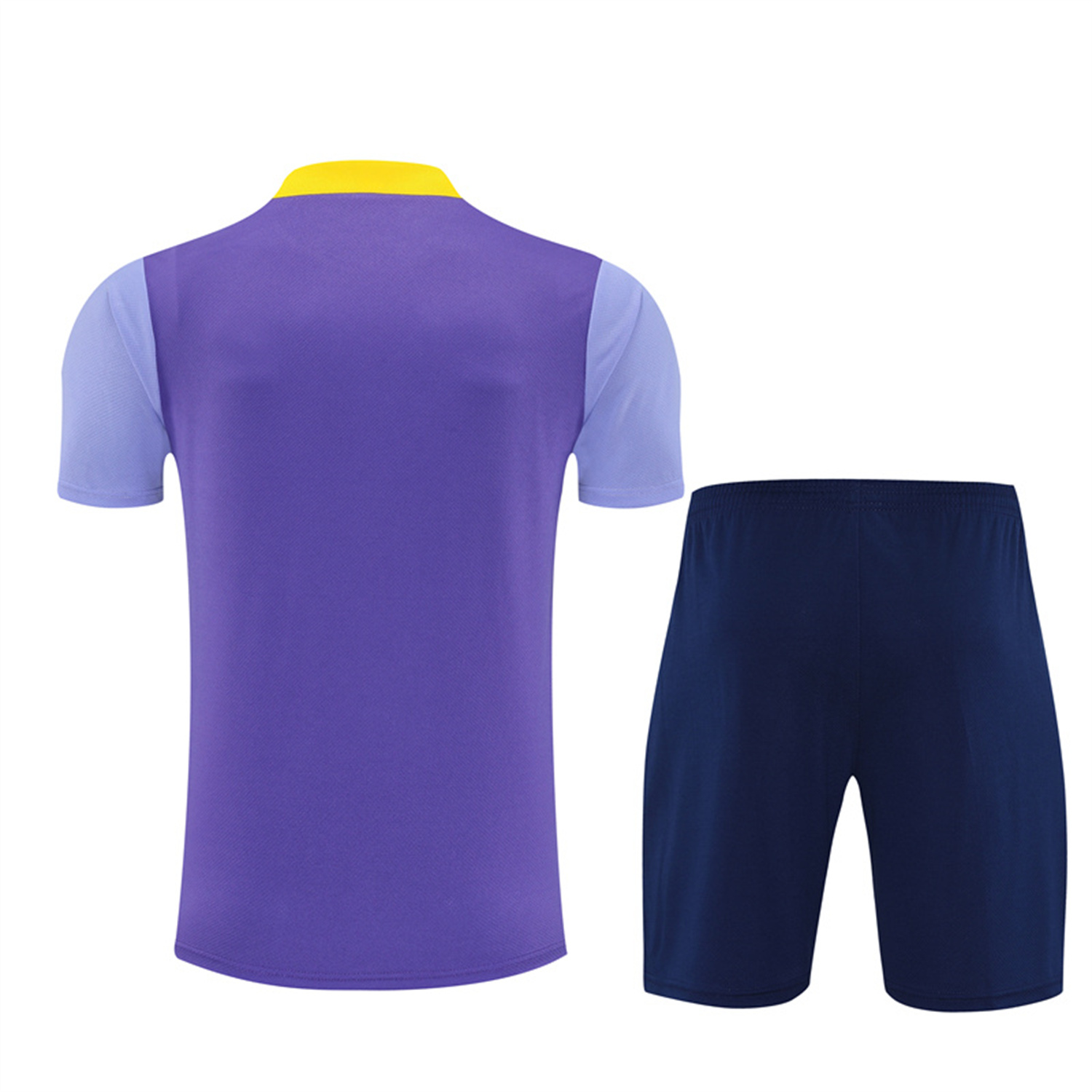 foot-Atletico Madrid 25-26 Kids Short-Sleeve Training Set - Purple Top & Royal Blue shorts