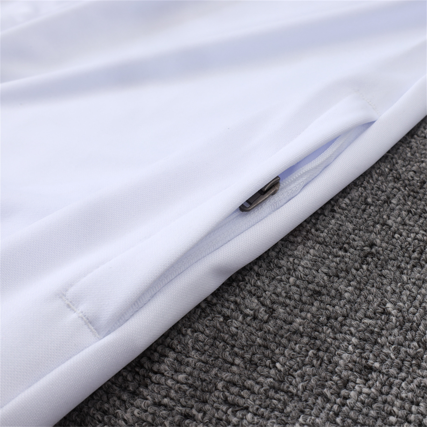 foot-Germany 25-26 125th Anniversary Jacket Training Tracksuit - White Jackets & Black Pants