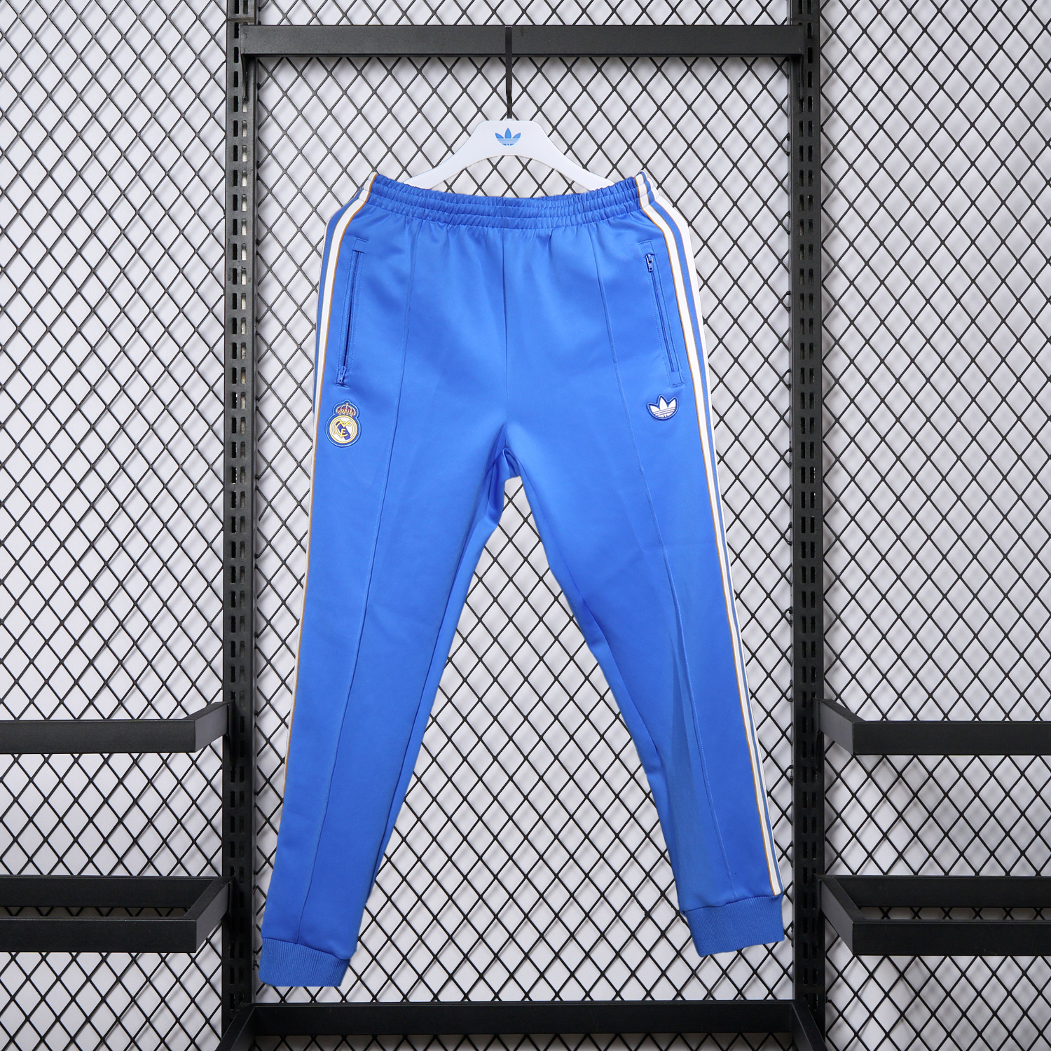 foot-Real Madrid 25-26 Pure Color Training Set - Blue Top and Blue Pants