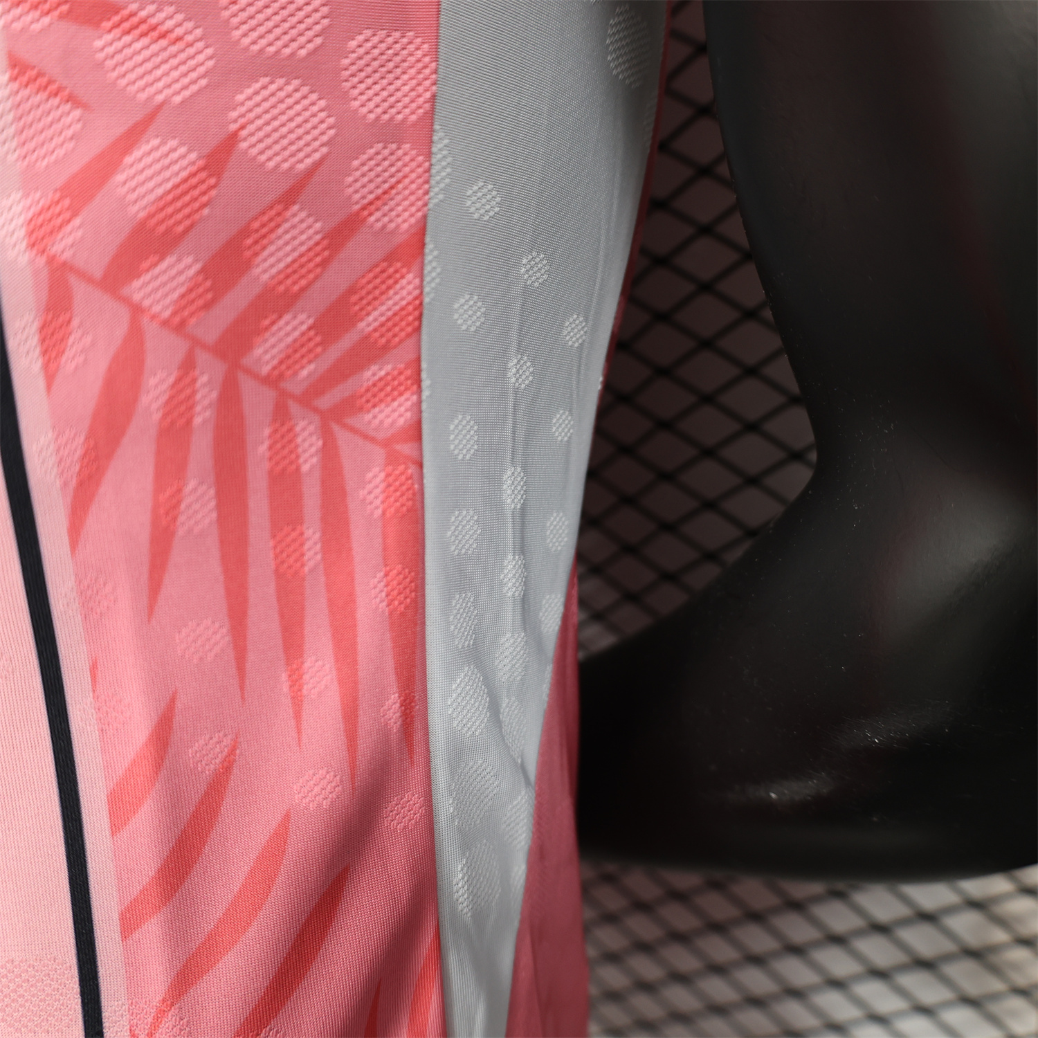 foot-INT M.A.M 25-26 Pink Stripes and Leaves Pattern Special Jersey - Player Version