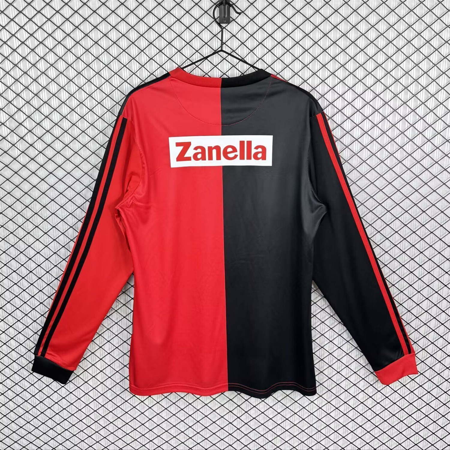 Unitedfootballkit.com | Retro Newell's Old Boys 1992-93 Home Long Sleeves Jersey -Customize Name, Number and Patch | Worldwide Shipping