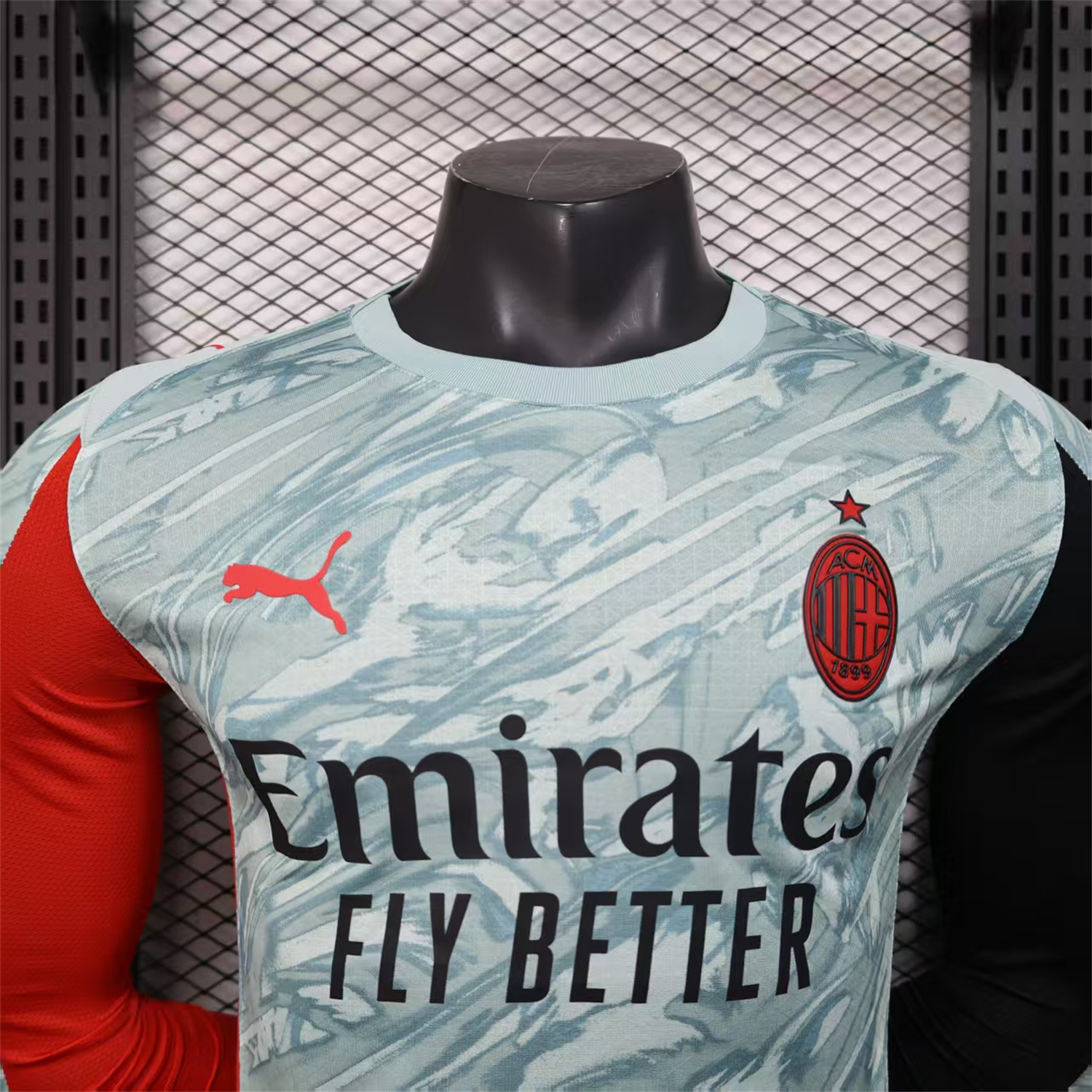 foot-AC Milan 25-26 Goalkeeper Home Long Sleeves Jersey - Player Version