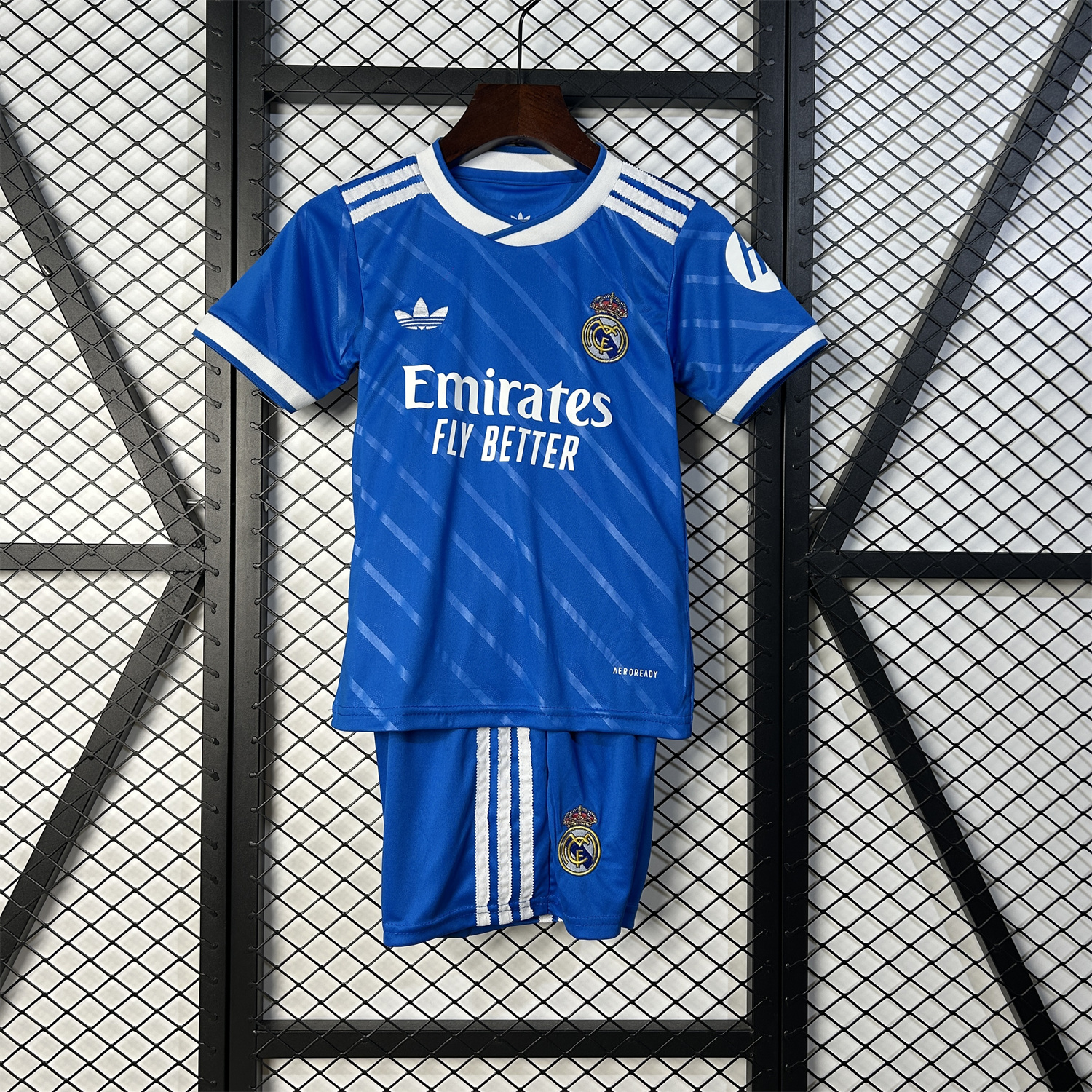 foot-Real Madrid 25-26 Third Blue Kids Kit