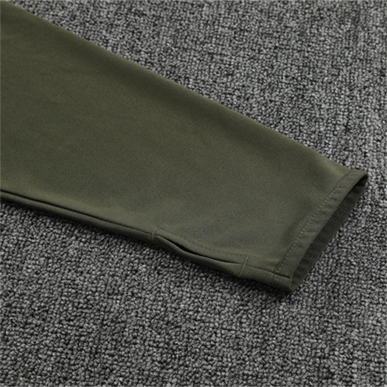 foot-Real Madrid 25-26 Long Sleeve Training Set - Light Green Top & Army Green Pants