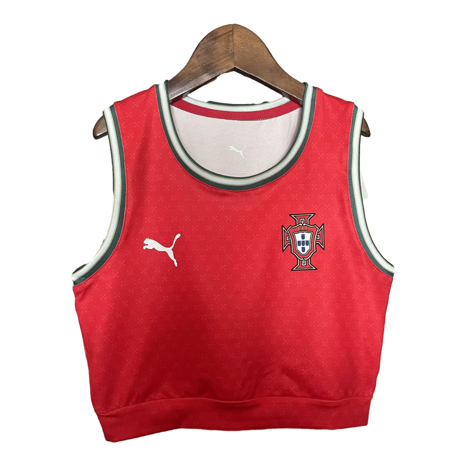 foot-Women's Portugal 25-26 Home Red Yoga Vest