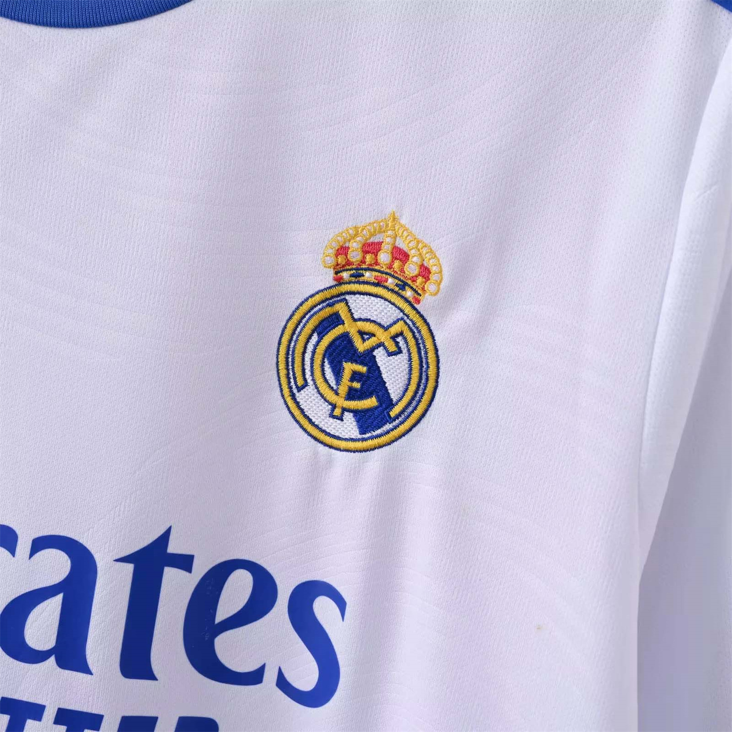 foot-Retro Real Madrid 21-22 Home Long Sleeve Jersey