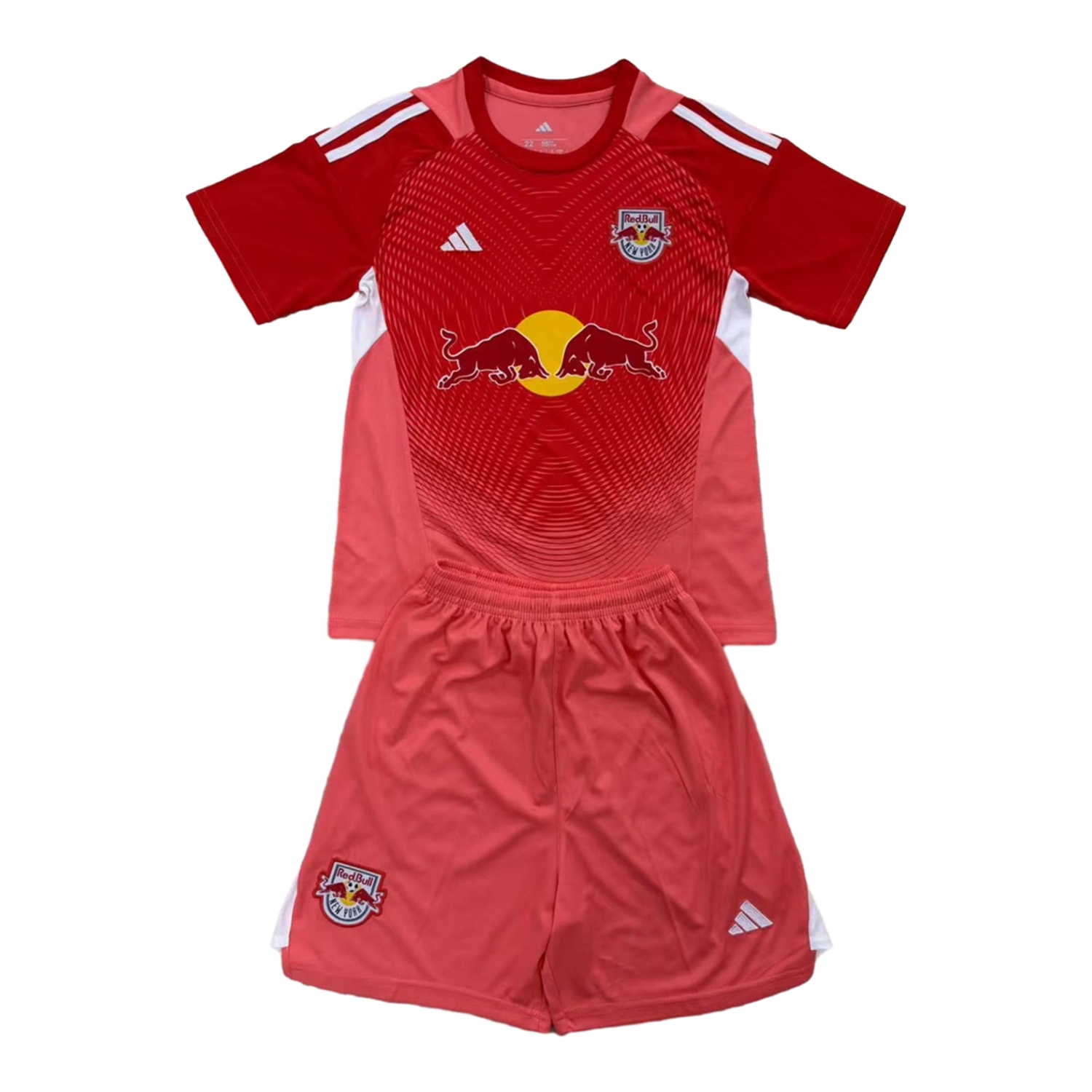 foot-New York Red Bulls 25-26 Red Goalkeeper Men's Adult Jersey Set - Fans Version