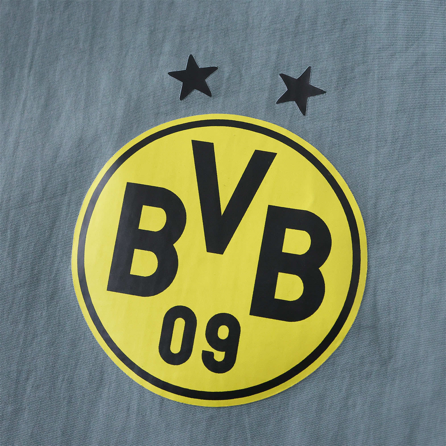 foot-Borussia Dortmund 24-25 Retro Style Double Sided Reversible Windbreaker - Black & Grey
