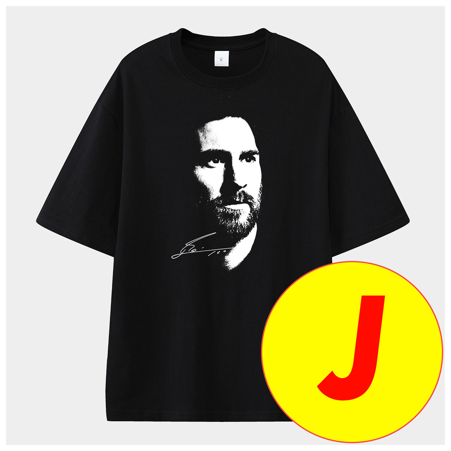 foot-Messi GOAT Argentina Barcelona INT M.A.M Unisex Pure Cotton T-shirt