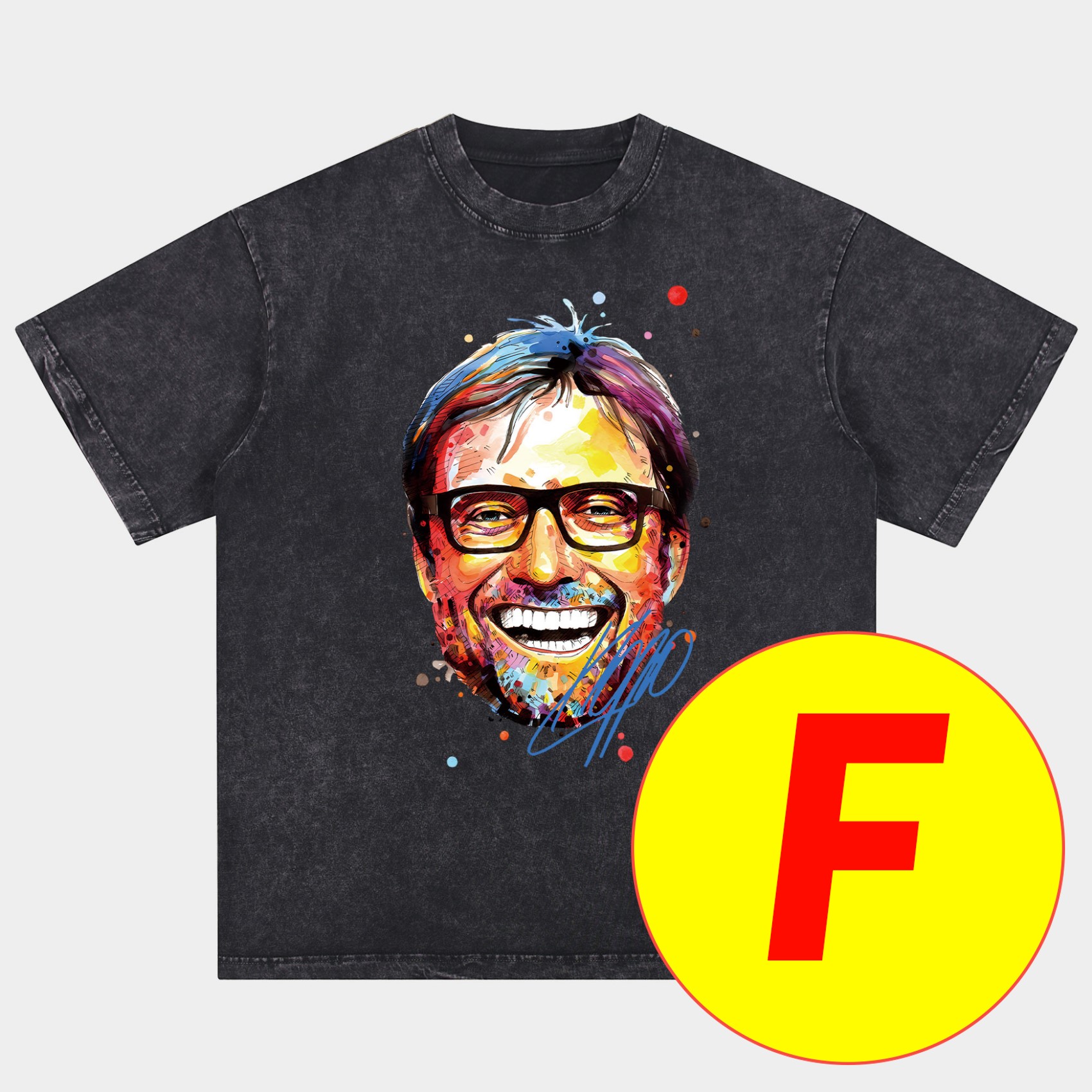 foot-Dortmund Oversized Washed T-Shirt