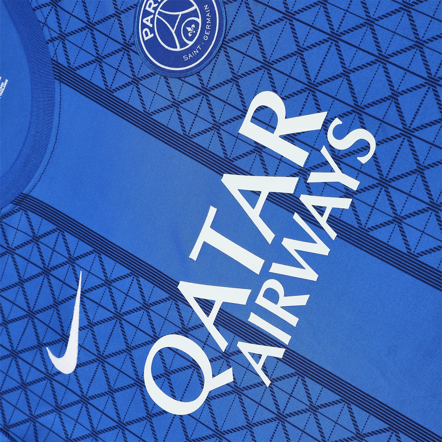 foot-Paris Saint-Germain PSG 25-26 Short-Sleeve Training Set - Blue Top & Deep Blue Shorts