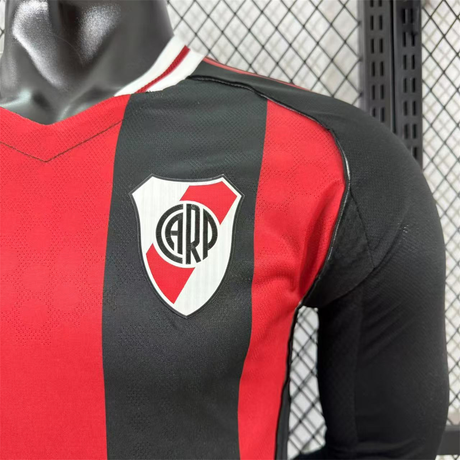 foot-River Plate 25-26 Away Unsponsored Long Sleeves Jersey - Player Version