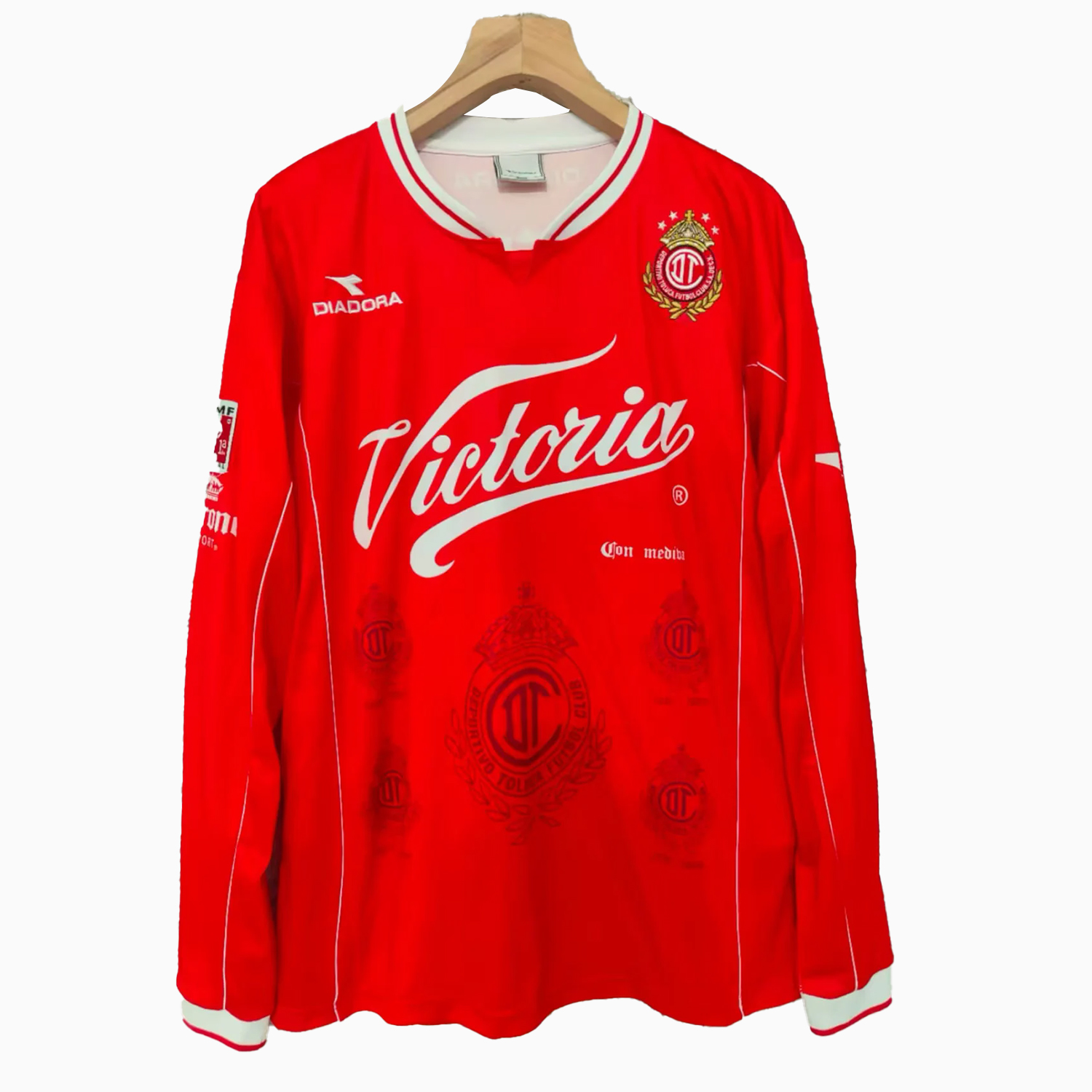 foot-Retro Toluca 1998-99 Home Long Sleeves Jersey