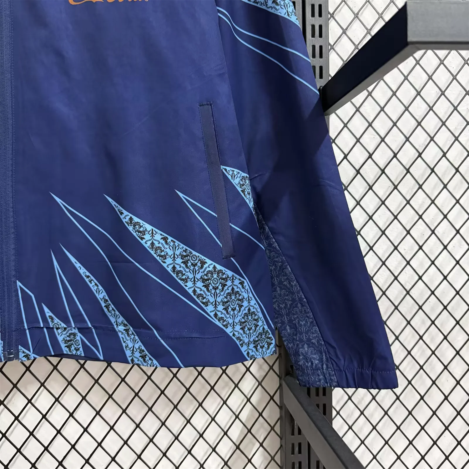 Unitedfootballkit.com | Napoli 25-26 Cocacola Windbreaker Jacket - Dark Blue -Customize Name, Number and Patch | Worldwide Shipping