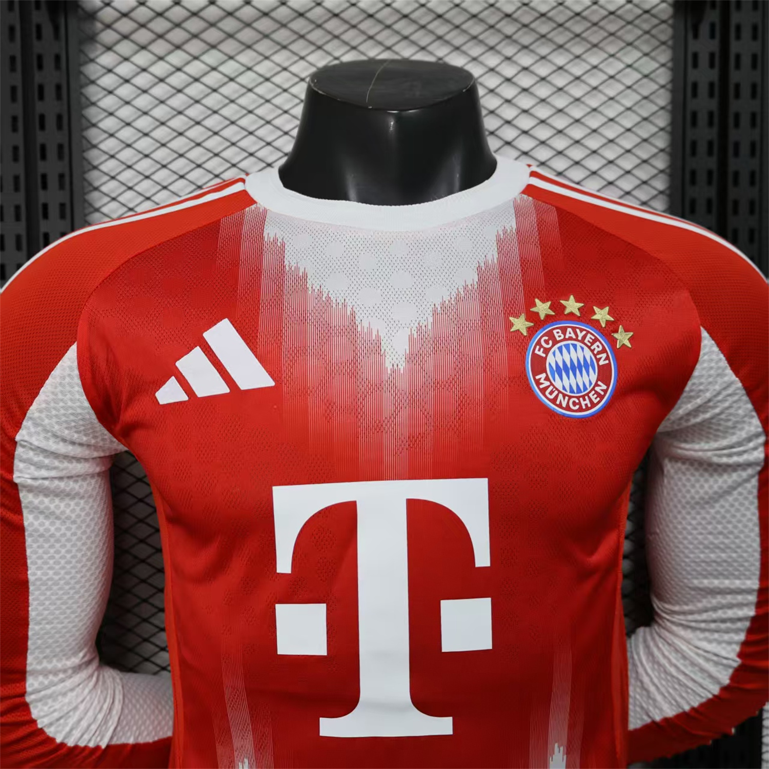 foot-Bayern Munich 25-26 Home Long Sleeves Jersey - Player Version
