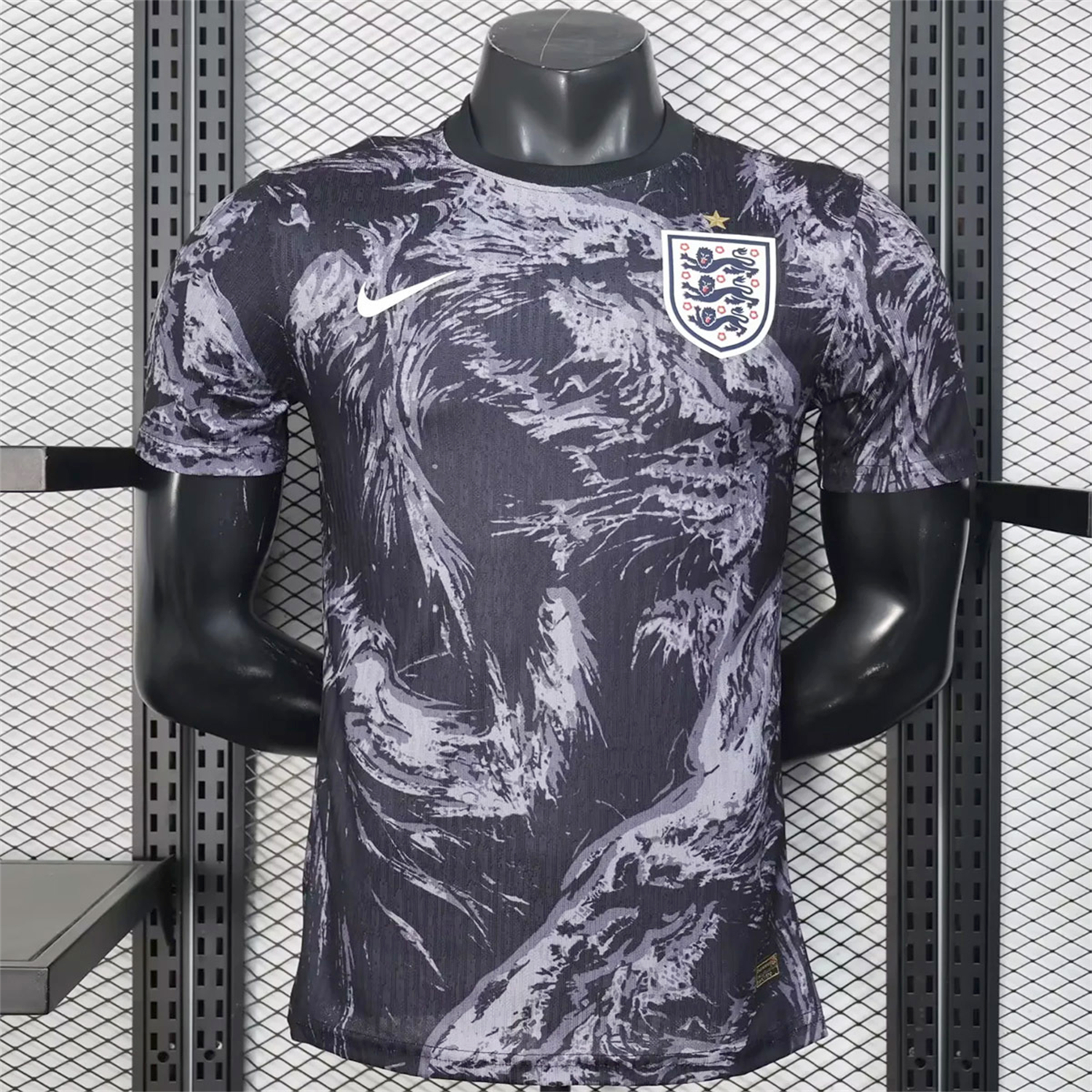Unitedfootballkit.com | England 2026 Lion Black Special Jersey - Player Version -Customize Name, Number and Patch | Worldwide Shipping