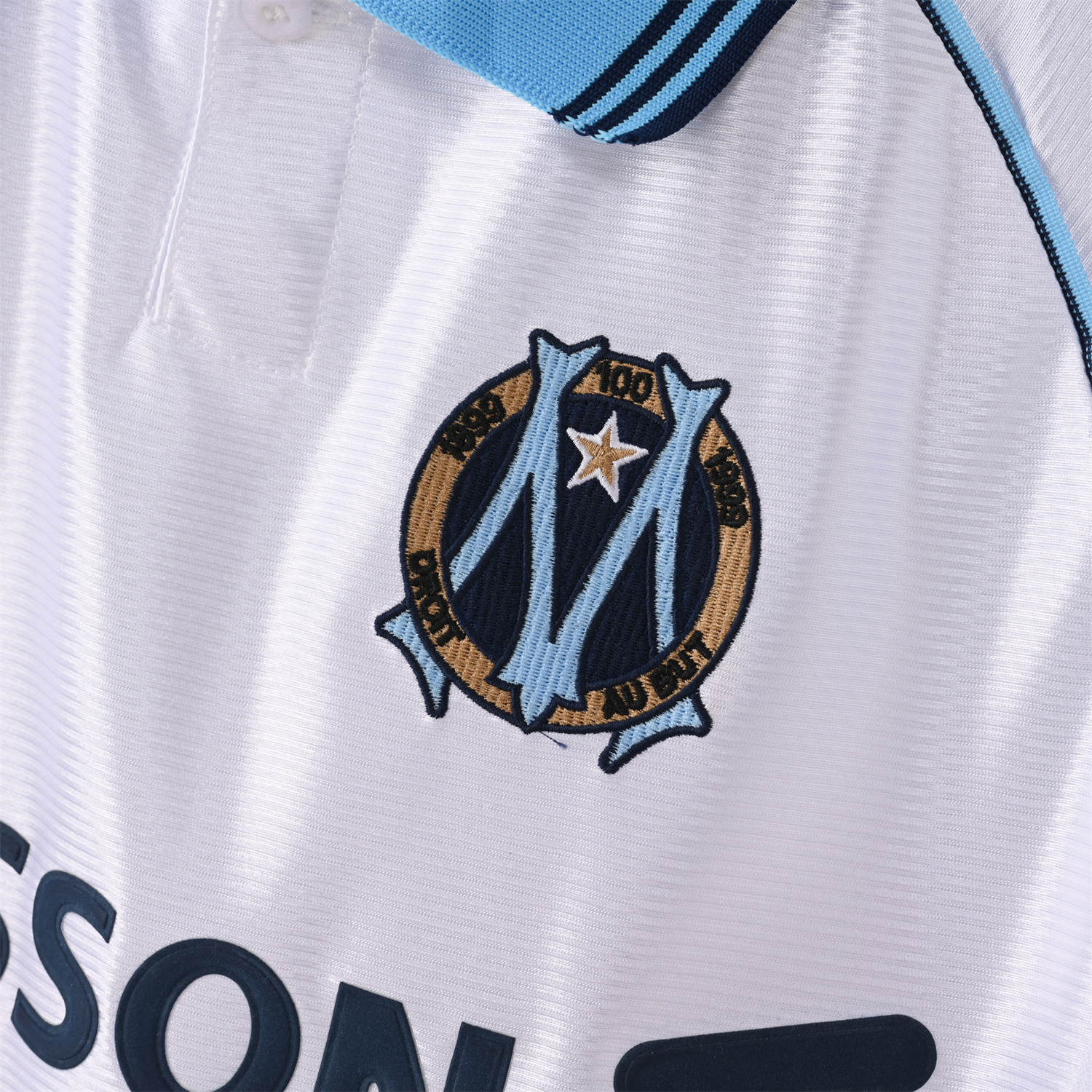 foot-Retro Marseille 1998-99 Home Jersey