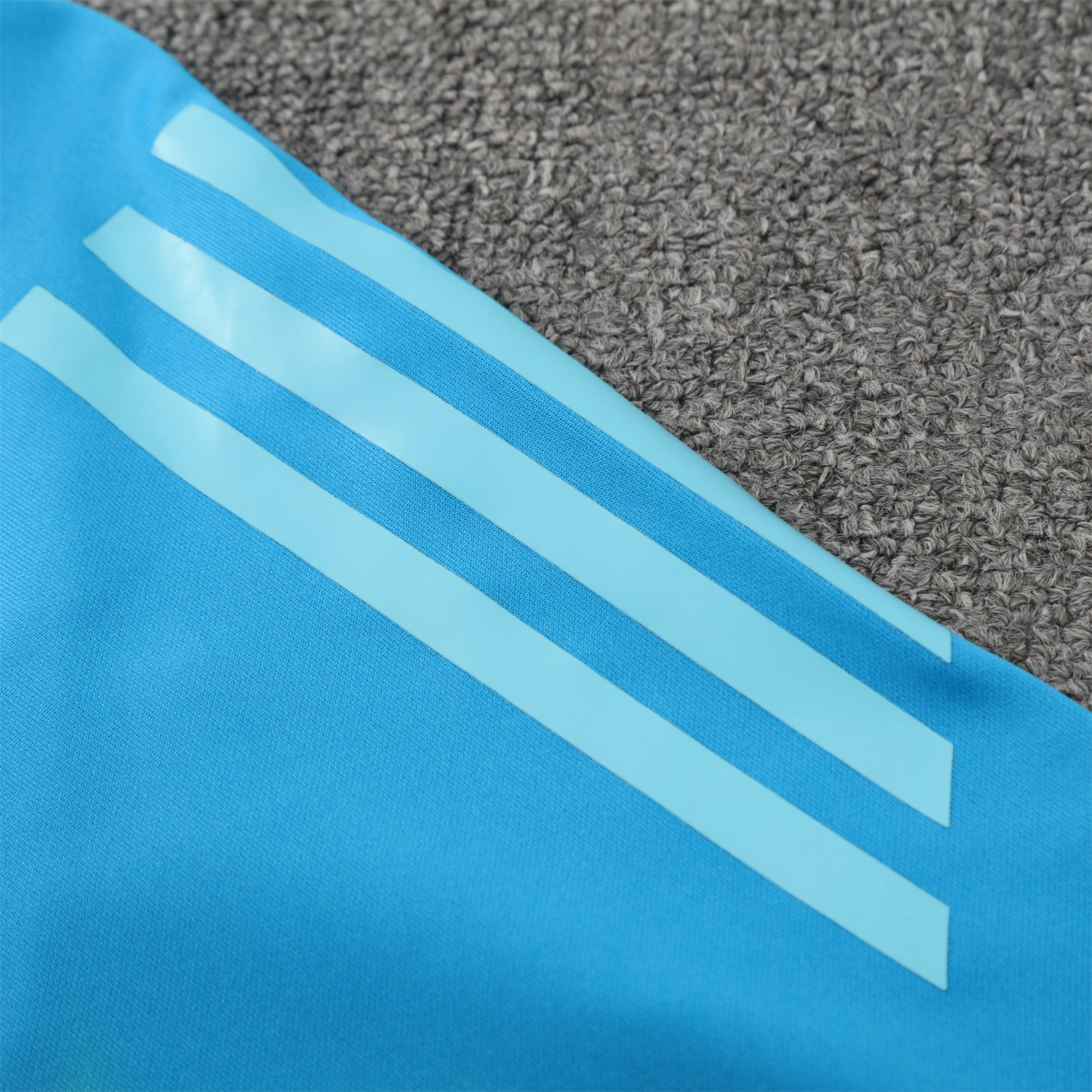 foot-Flamengo 25-26 Long Sleeve Training Set - Light Blue Top & Deep Blue Pants