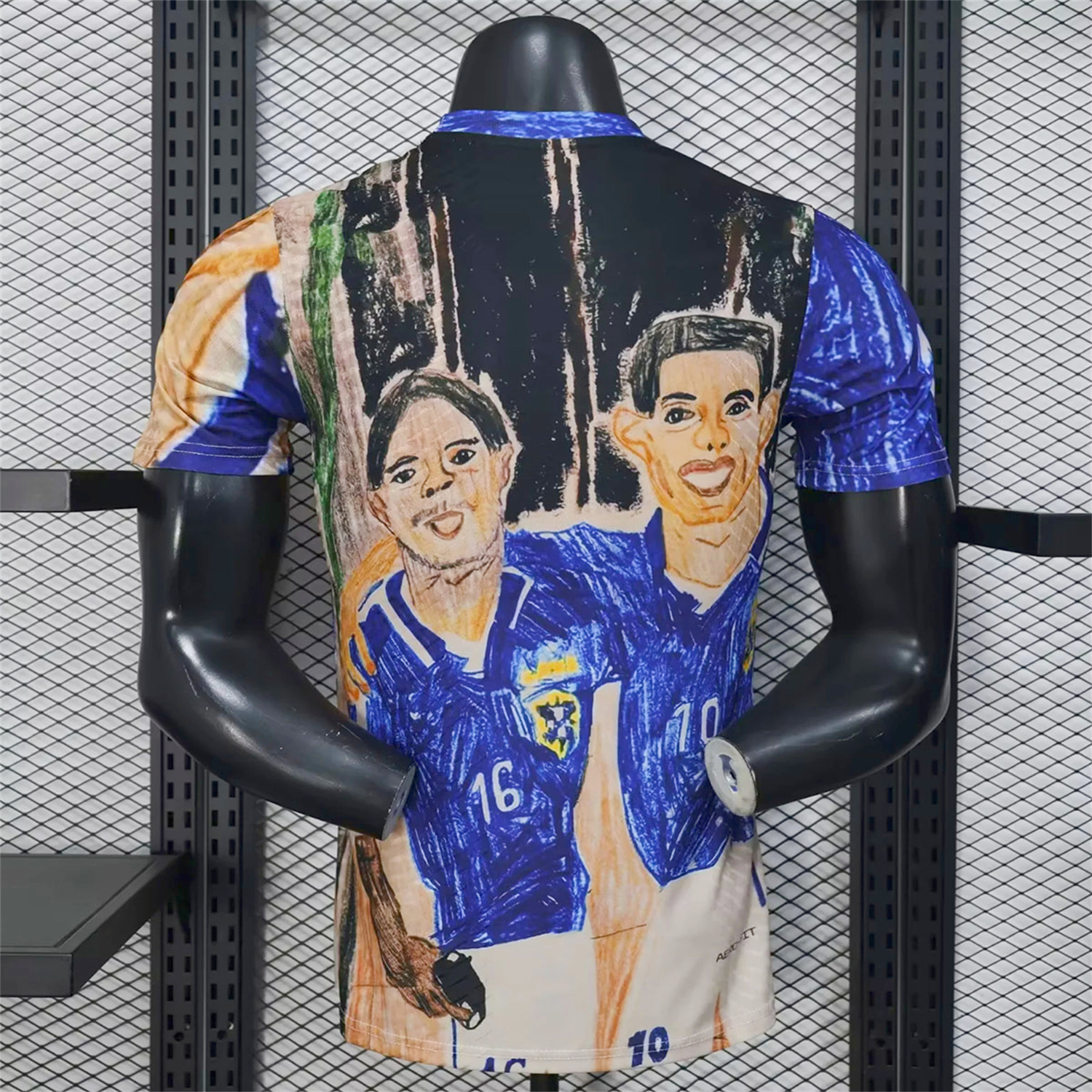 Unitedfootballkit.com | Brazil 2026 Painted Figures Special Jersey - Player Version -Customize Name, Number and Patch | Worldwide Shipping