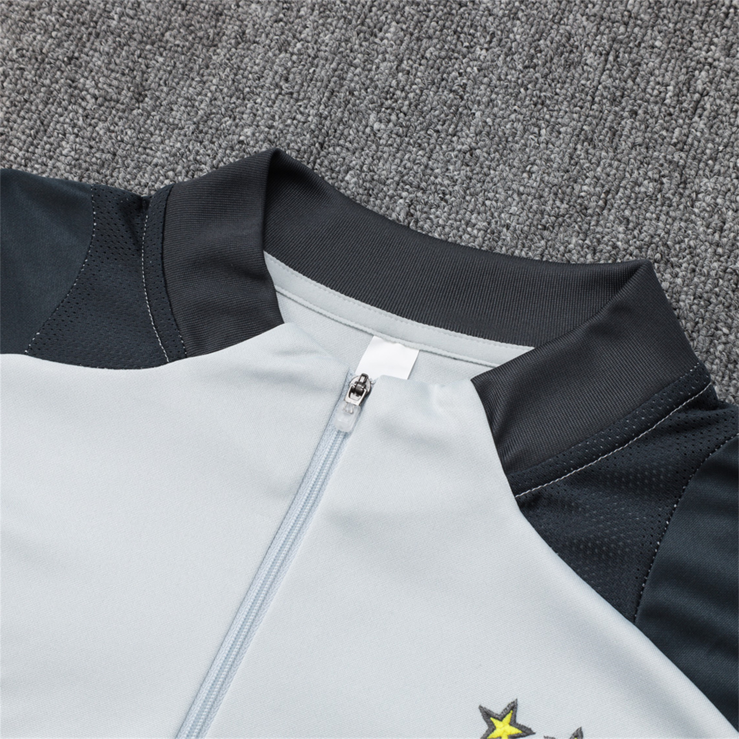 foot-Benfica 25-26 Long Sleeve Training Set - Grey Top and Deep Grey Pants