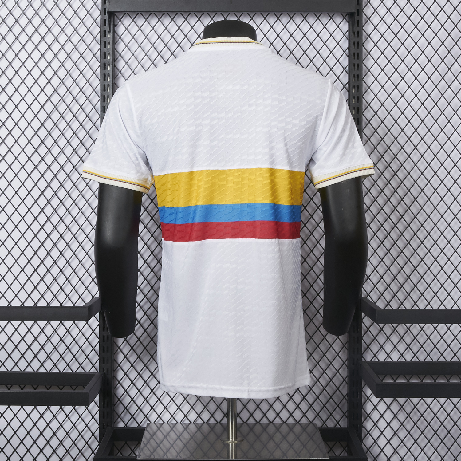 foot-Colombia 2024 100th Anniversary Jersey with Jacquard Fabric - Player Version