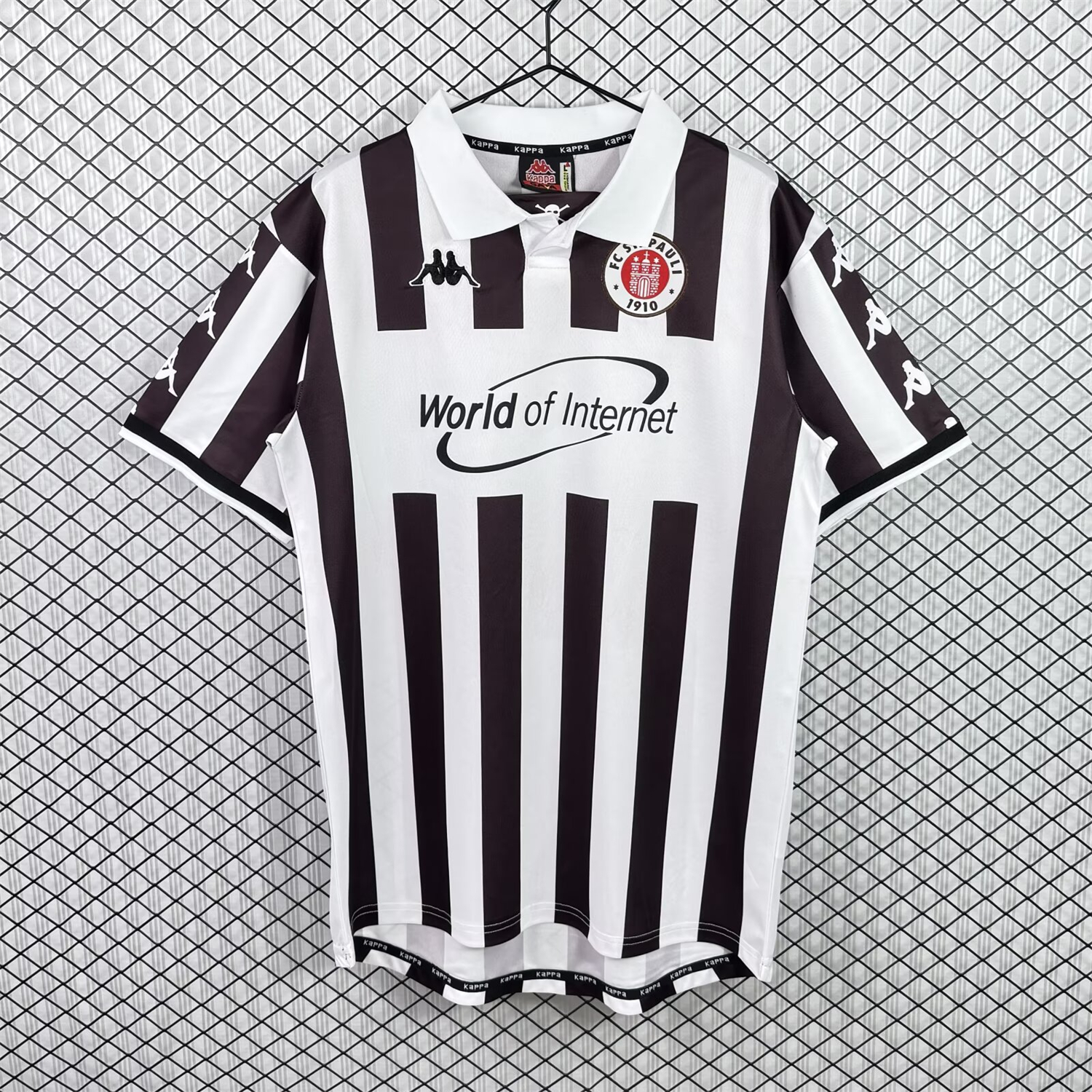 Unitedfootballkit.com | Retro St. Pauli 2000-01 Home Jersey -Customize Name, Number and Patch | Worldwide Shipping
