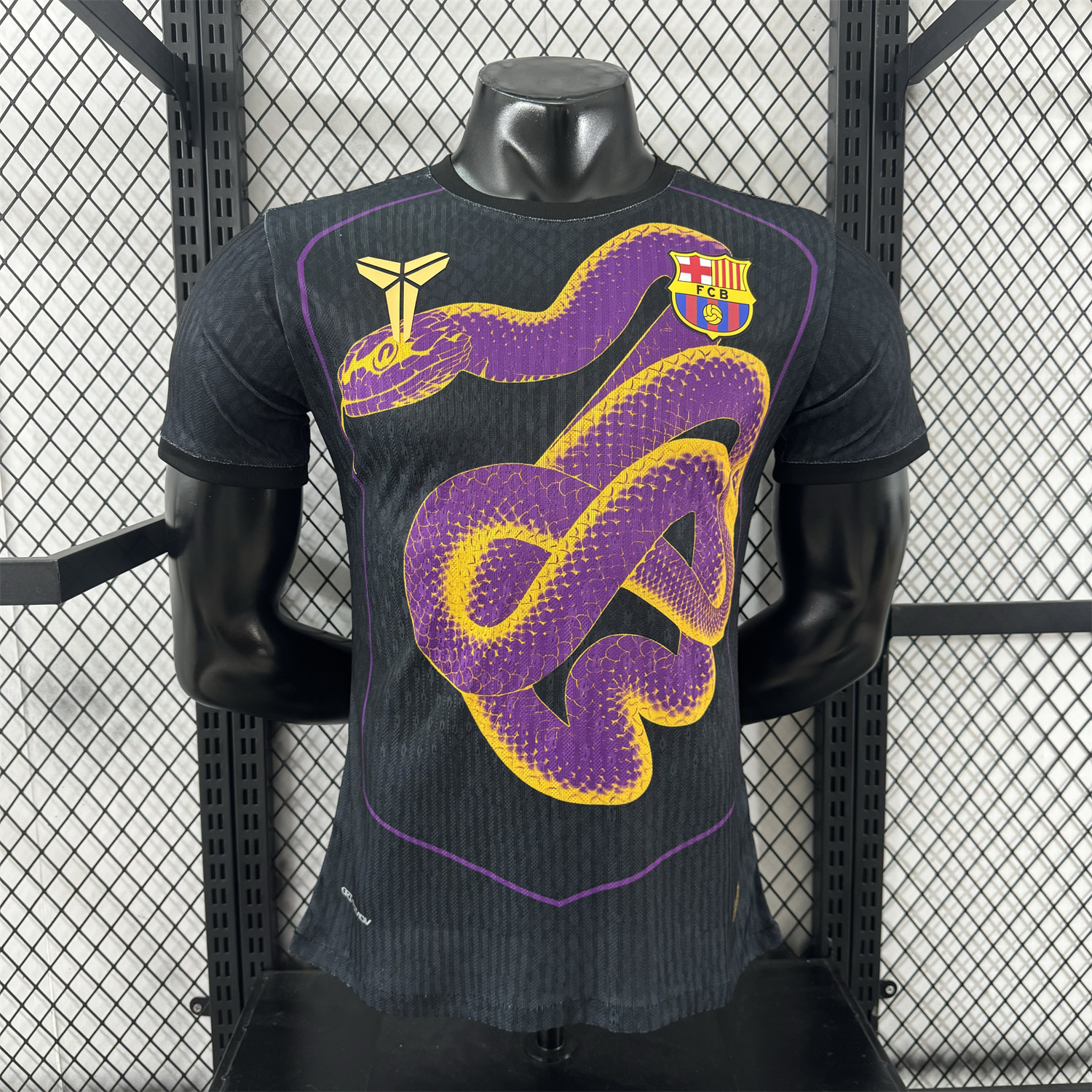 foot-Barcelona 25-26 Purple Mamba Snake Black Special Jersey - Player Version