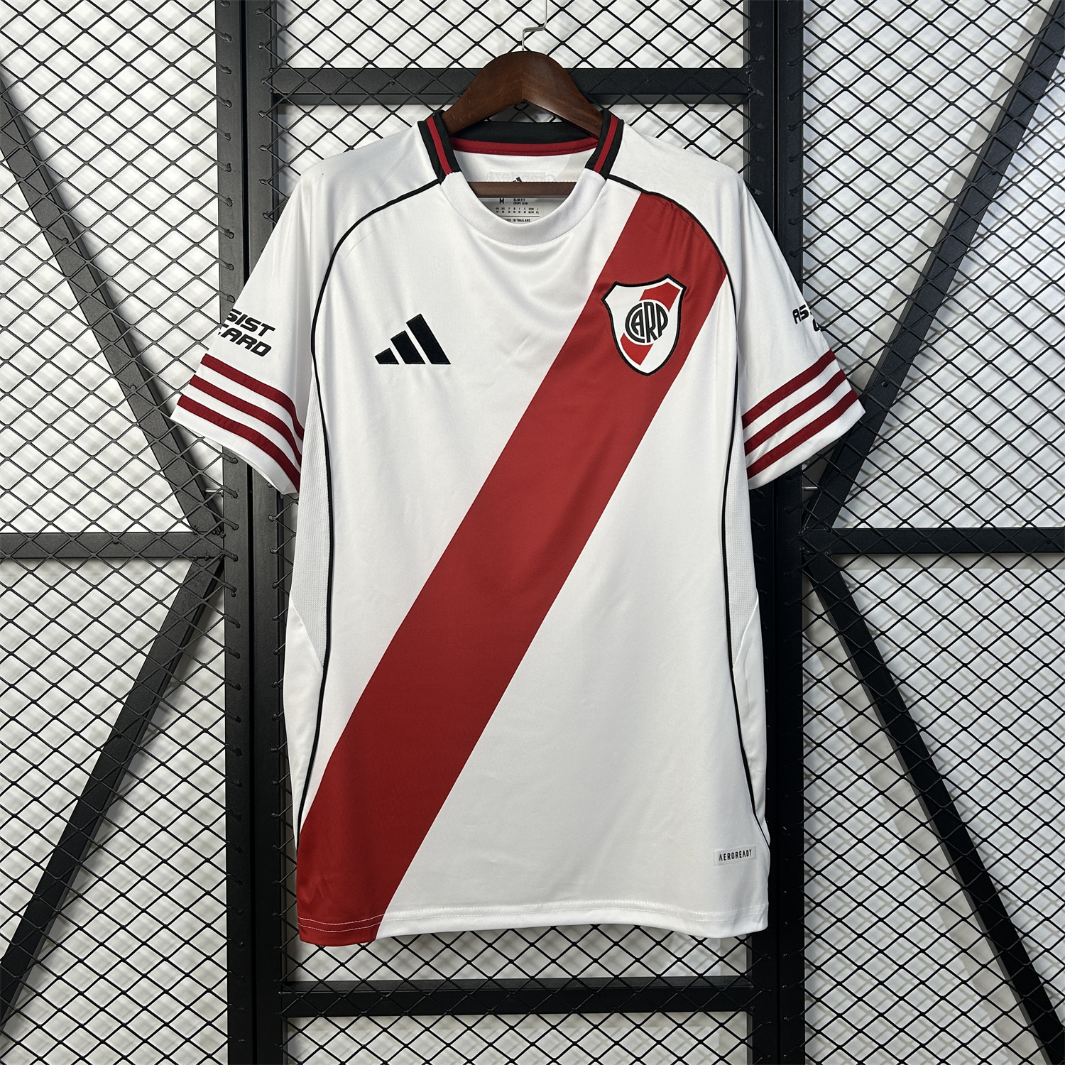 foot-River Plate 25-26 Home Unsponsored Jersey - Fans Version