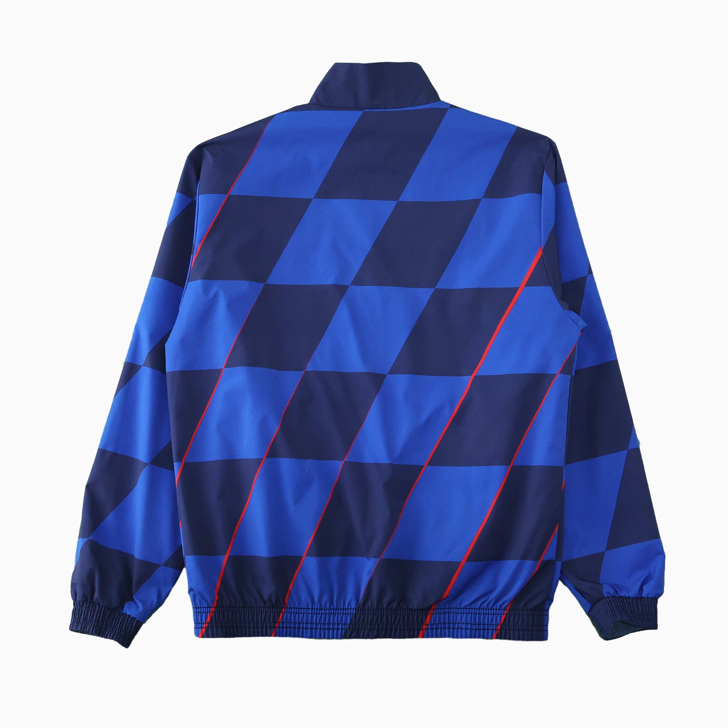 foot-Croatia 24-25 Away Style Double Sided Reversible Windbreaker - Blue