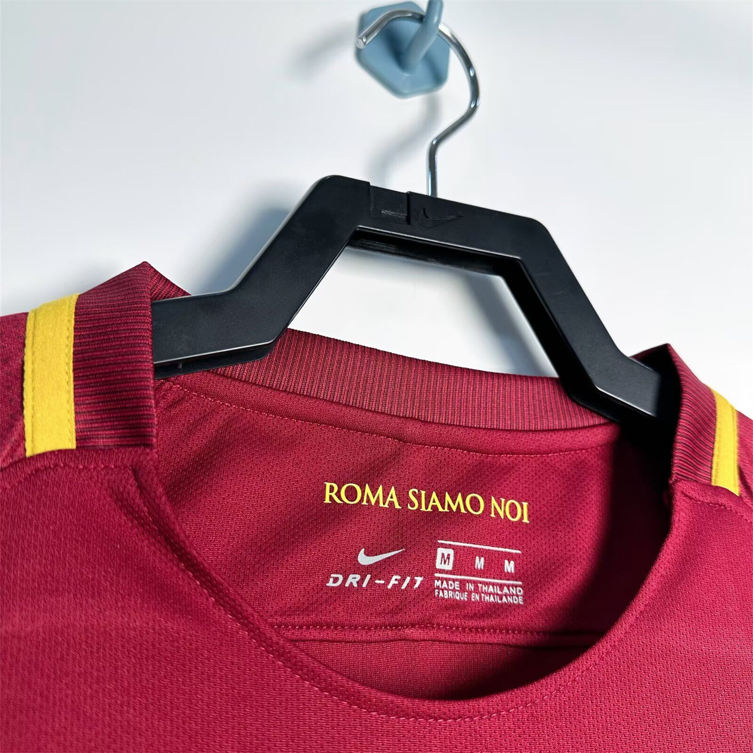 foot-Retro Roma 2017-18 Home Long Sleeves Jersey