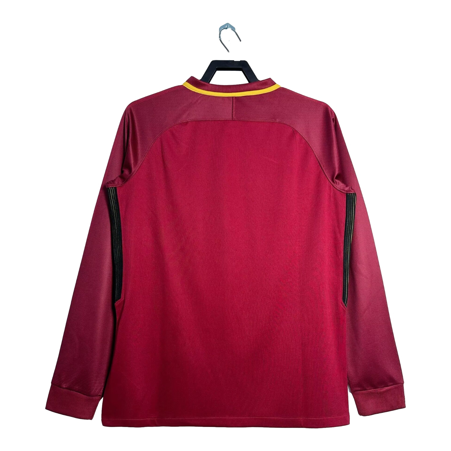 foot-Retro Roma 2017-18 Home Long Sleeves Jersey