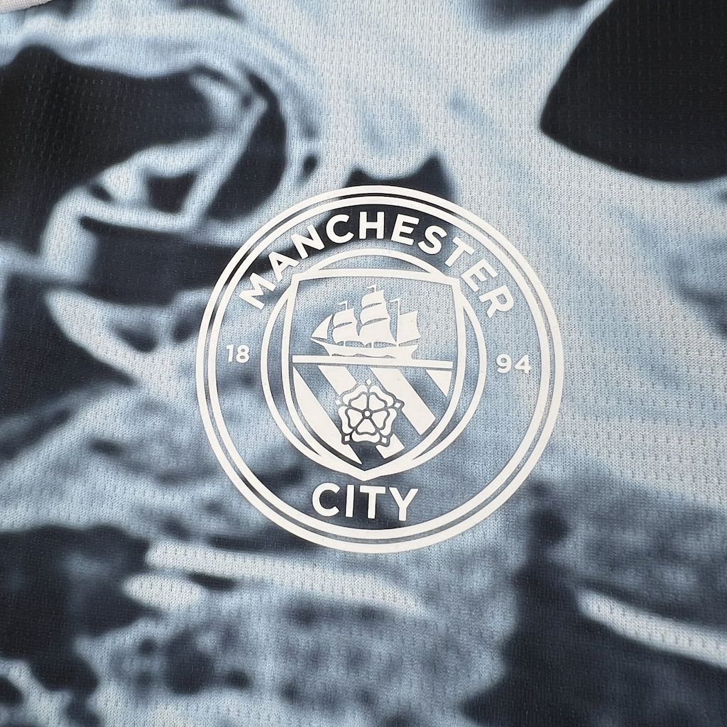 ManixJersey.com | Manchester City 24-25 Black X-ray Fan-designed Special Edition Jersey - Fans Version -Customize Name, Number and Patch | Worldwide Shipping