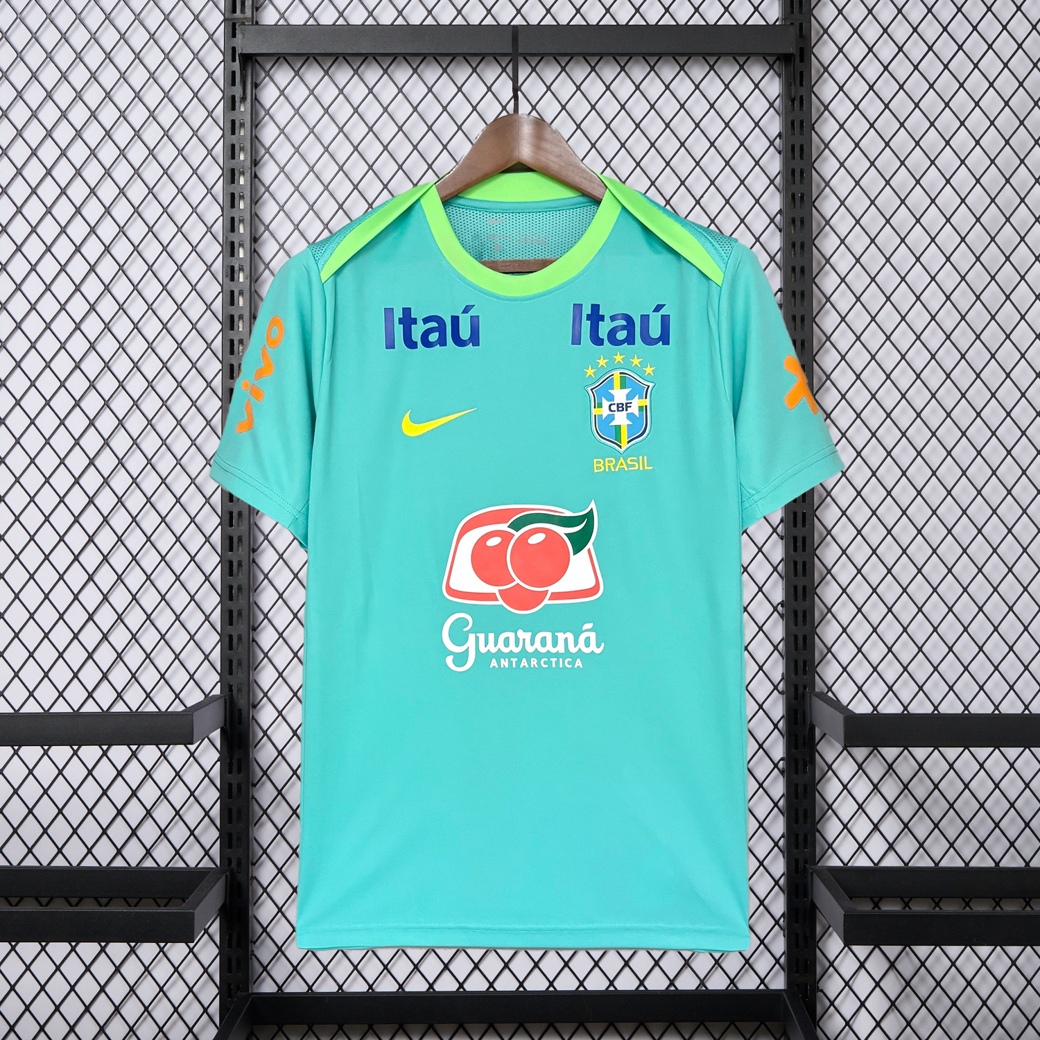 Unitedfootballkit.com | Brazil 2026 Tiffany Blue Training Jersey - Fans Version -Customize Name, Number and Patch | Worldwide Shipping