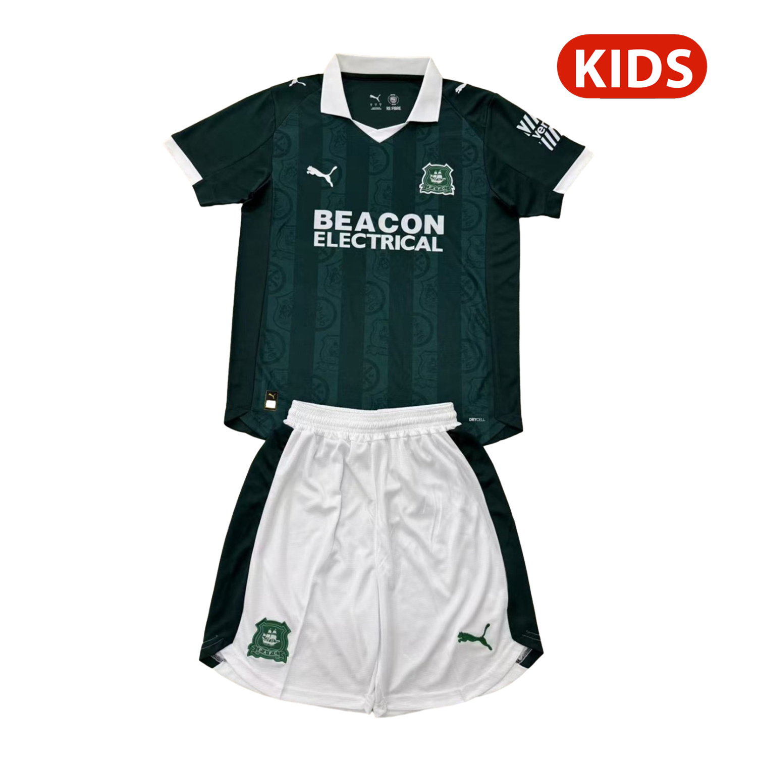 foot-Plymouth Argyle 25-26 Home Kids Kit