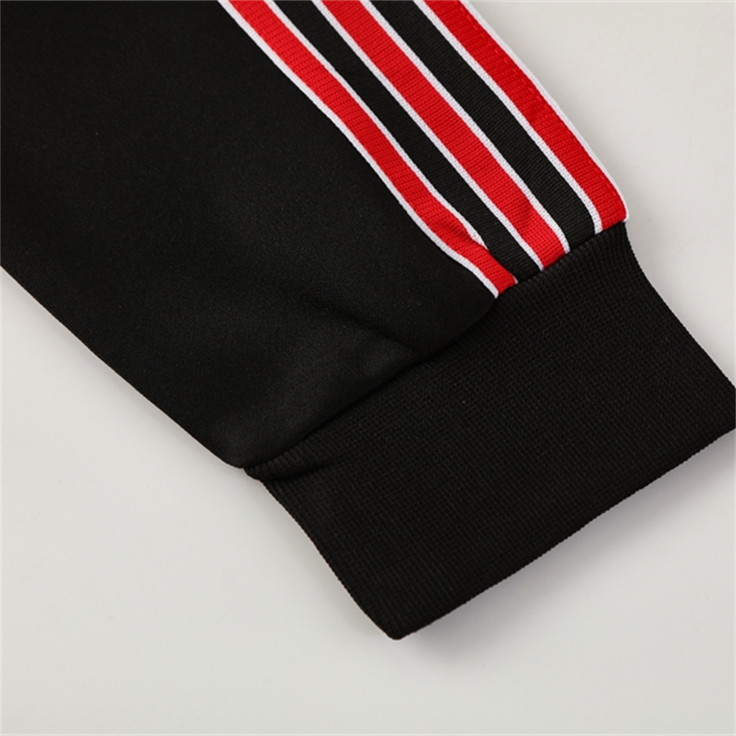 foot-Manchester United 25-26 Bring Back 1991 Jacket Training Tracksuit - Black and Red