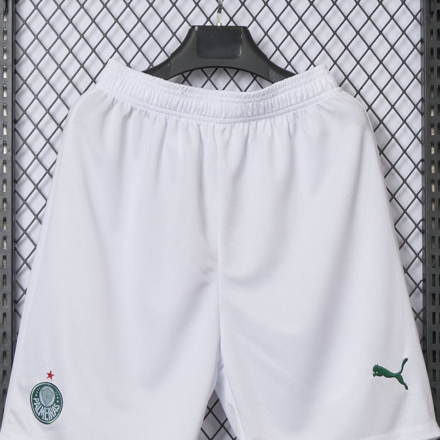 foot-Palmeiras 25-26 White Home Shorts - Fans Version