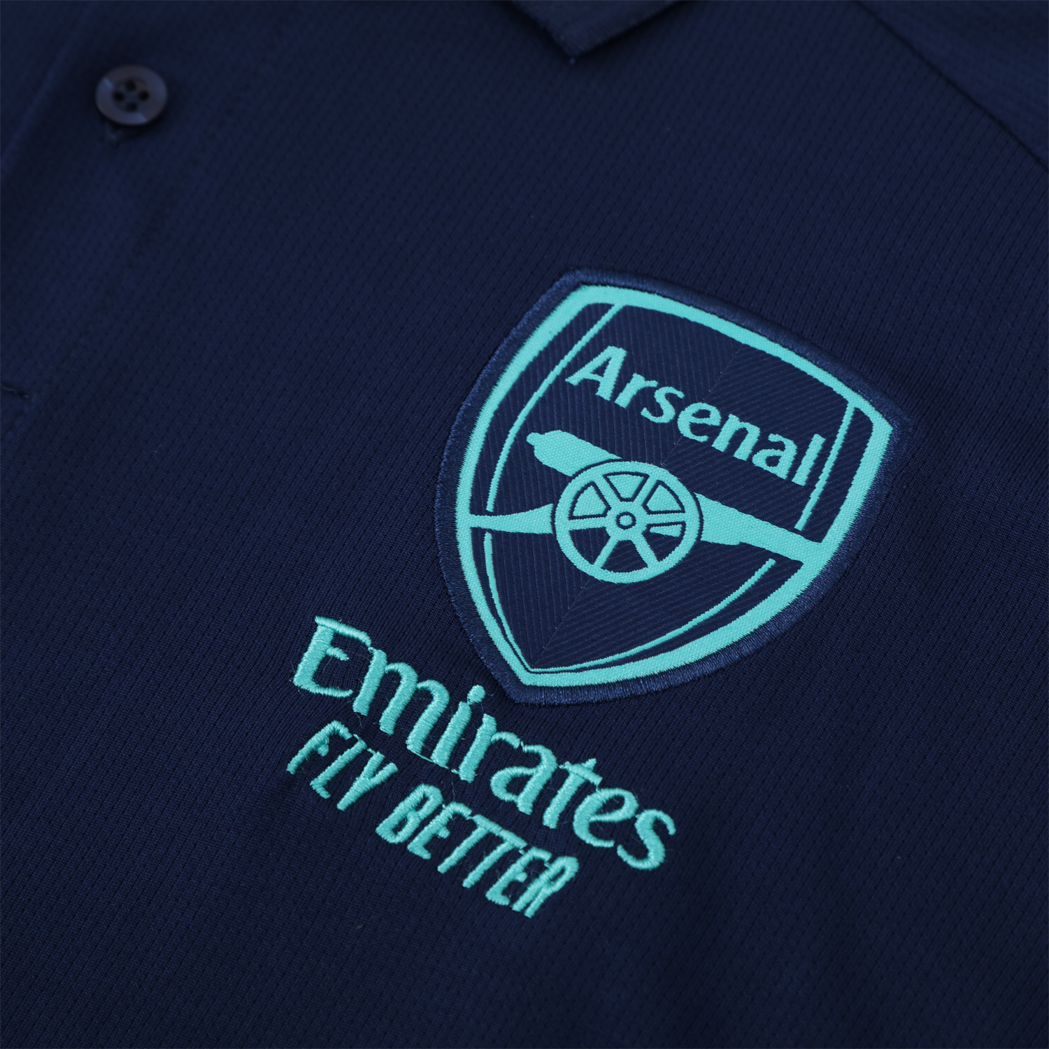 foot-Arsenal 25-26 POLO Short-Sleeve Training Set - Deep Blue Top and Pants