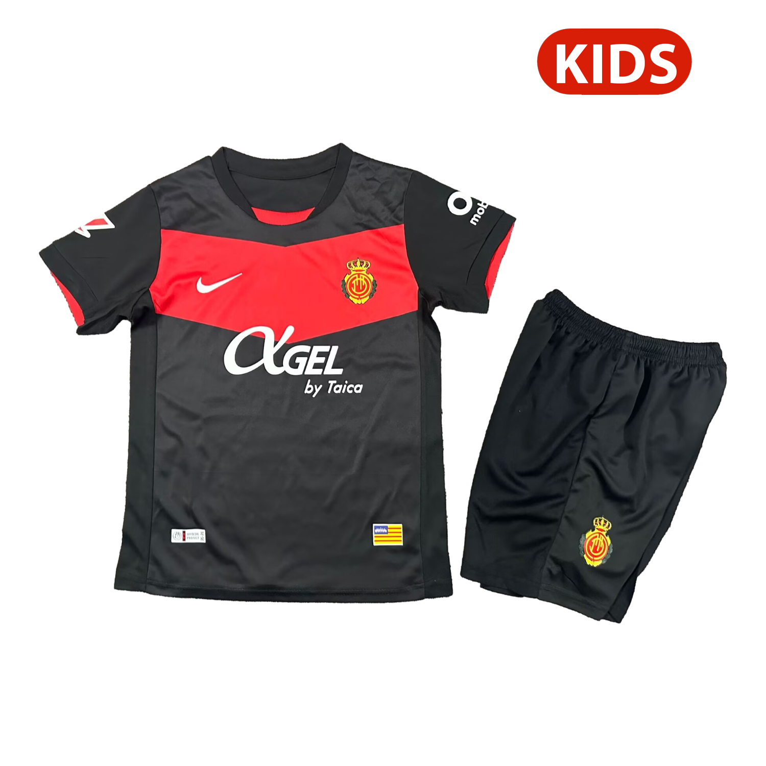 foot-Mallorca 25-26 Third Black Kids Kit