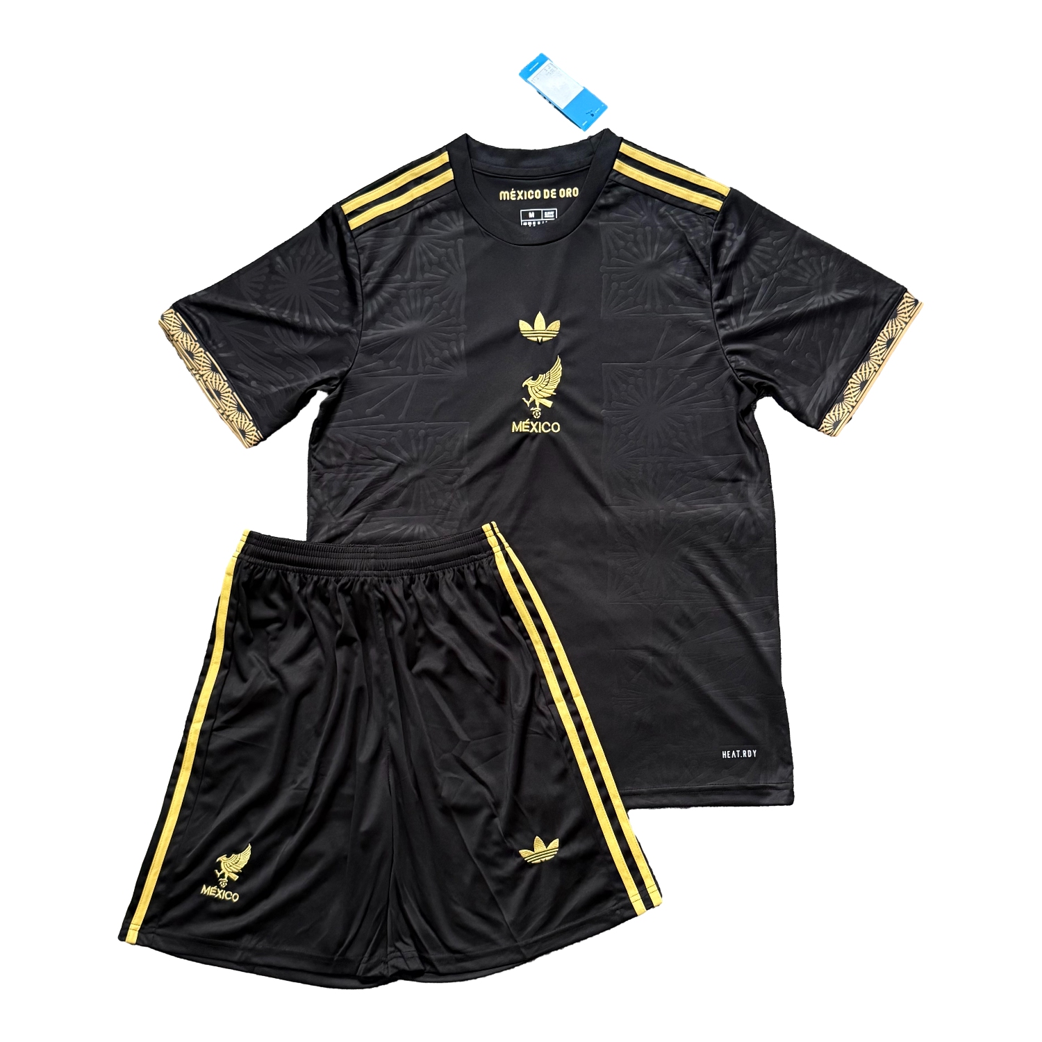 foot-Mexico 2025 Gold Cup Home Men's Adult Jersey Set - Fans Version