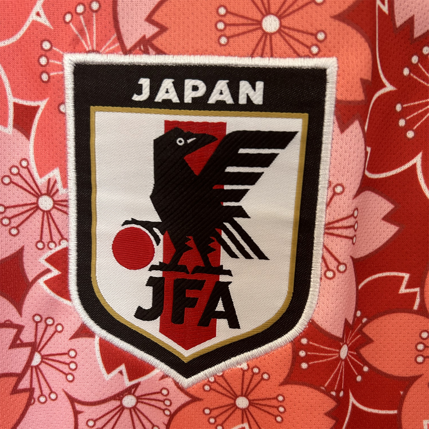 foot-Japan 25-26 Red & Pink Flowers Special Edition Jersey - Fans Version