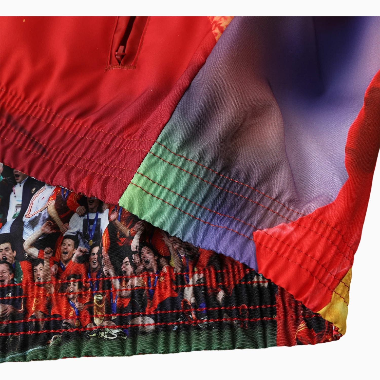 foot-Spain 24-25 Red Double Sided Reversible Windbreaker - 2024 EURO Championship