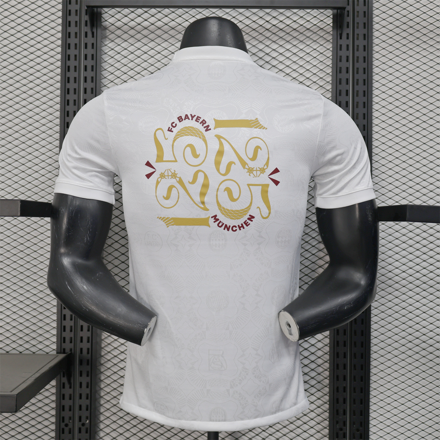 foot-Bayern Munich 2025 White 125th Anniversary Jersey - with 125th Patch on Back - Player Version