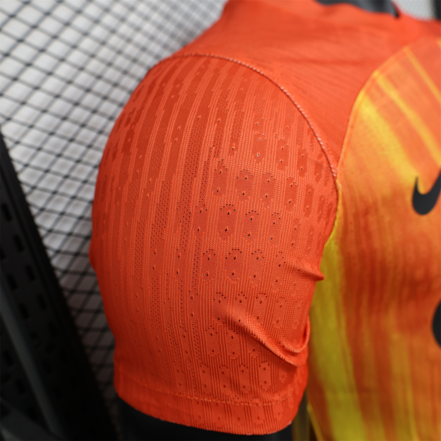 foot-Barcelona 25-26 Spotify Orange & Yellow Special Jersey - Player Version