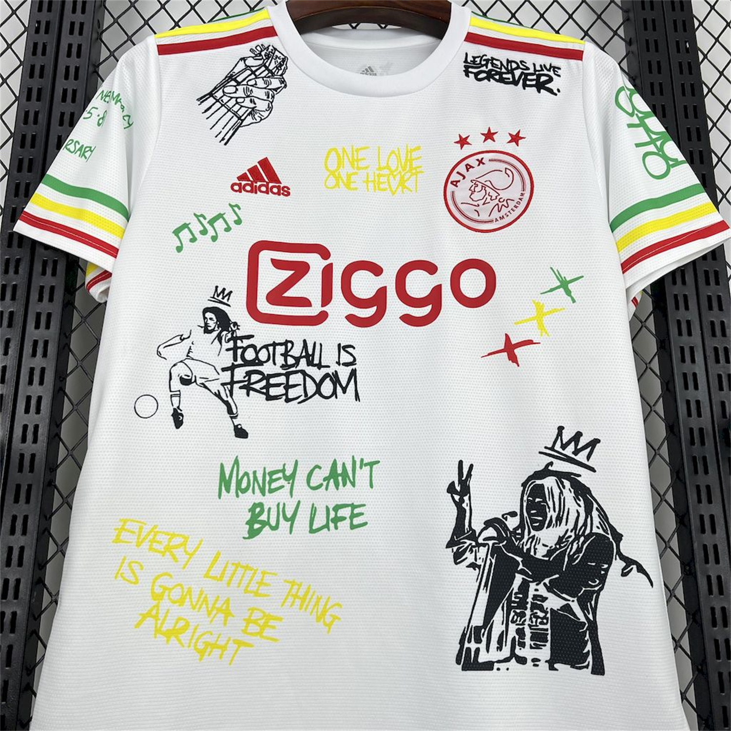 foot-Ajax x B-O-B Marly 2025-26 40th Special Edition Jersey - Fans Version
