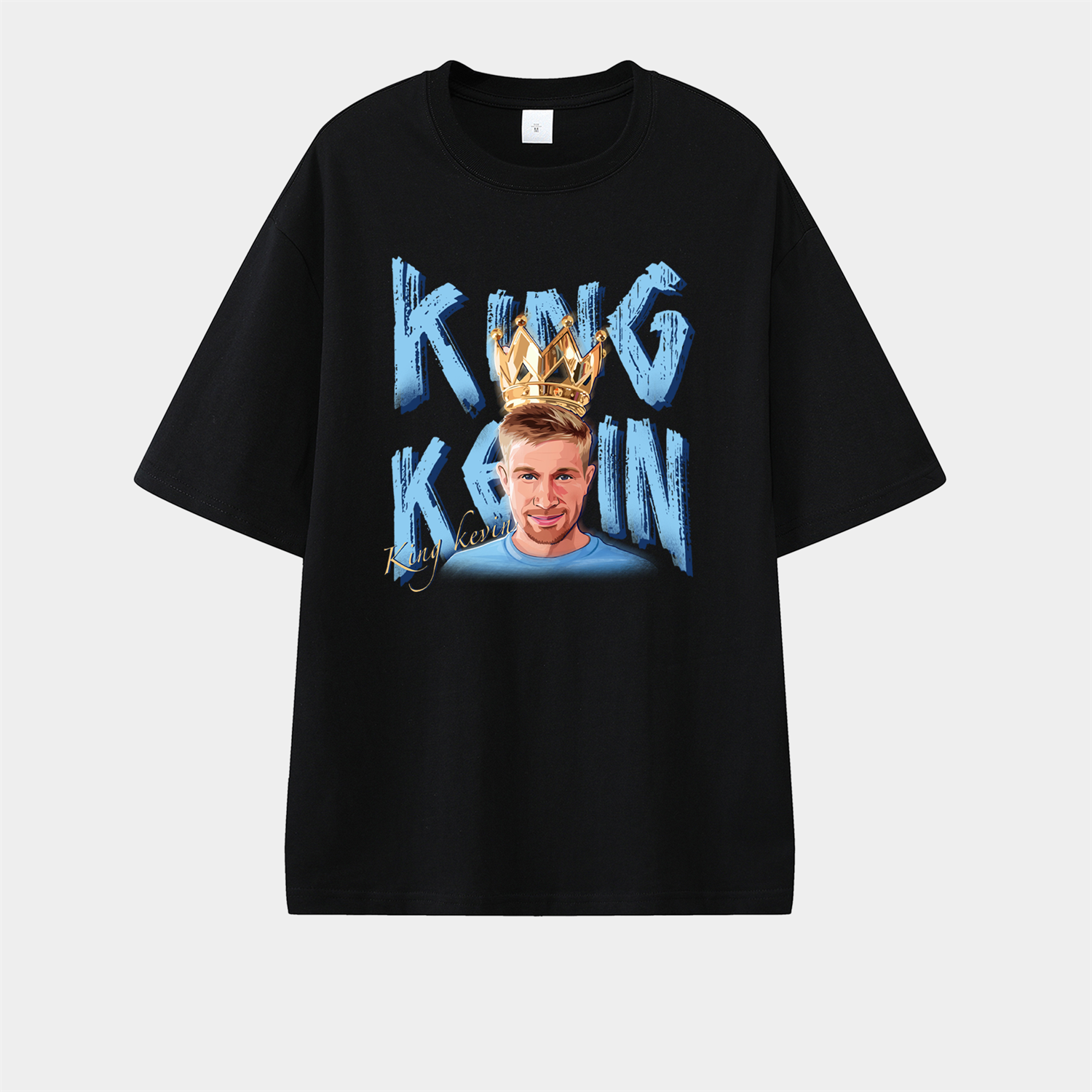 foot-Manchester City King Kevin De Bruyne Unisex Pure Cotton T-shirt