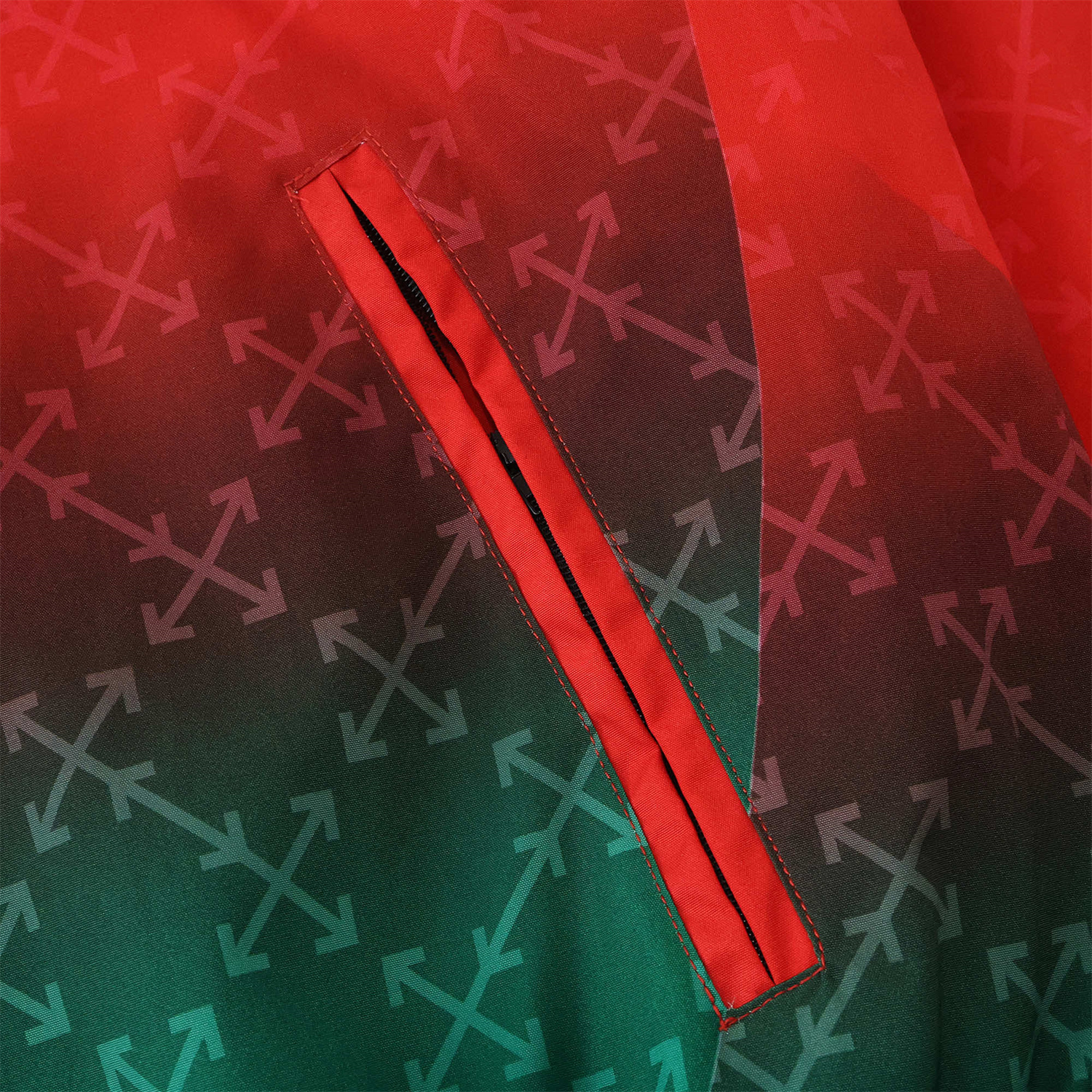 foot-AC Milan 24-25 Fourth “Diavoli” Special Edition Double Sided Reversible Windbreaker - Black & Red