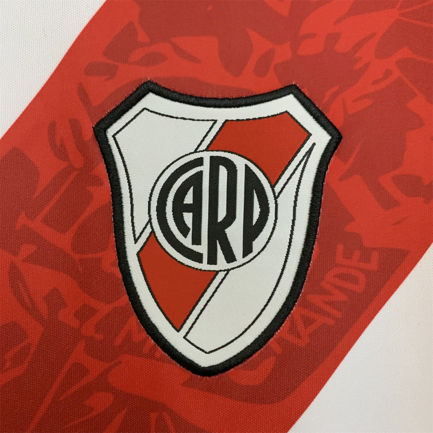 foot-Retro River Plate 2013-14 Home Long Sleeves Jersey