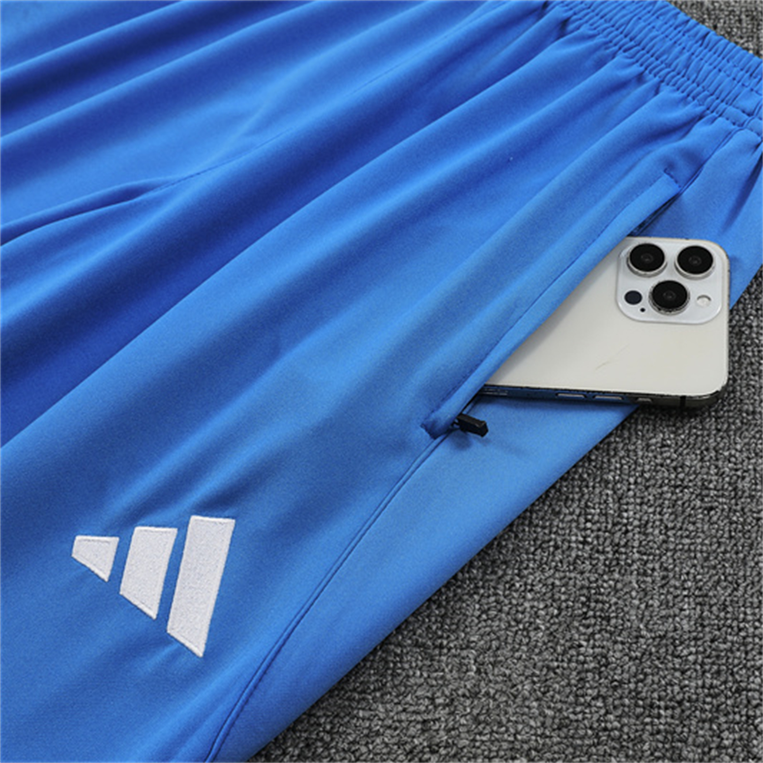 foot-Real Madrid 25-26 Kids Long Sleeve Training Set - Bright Blue Top & Pants